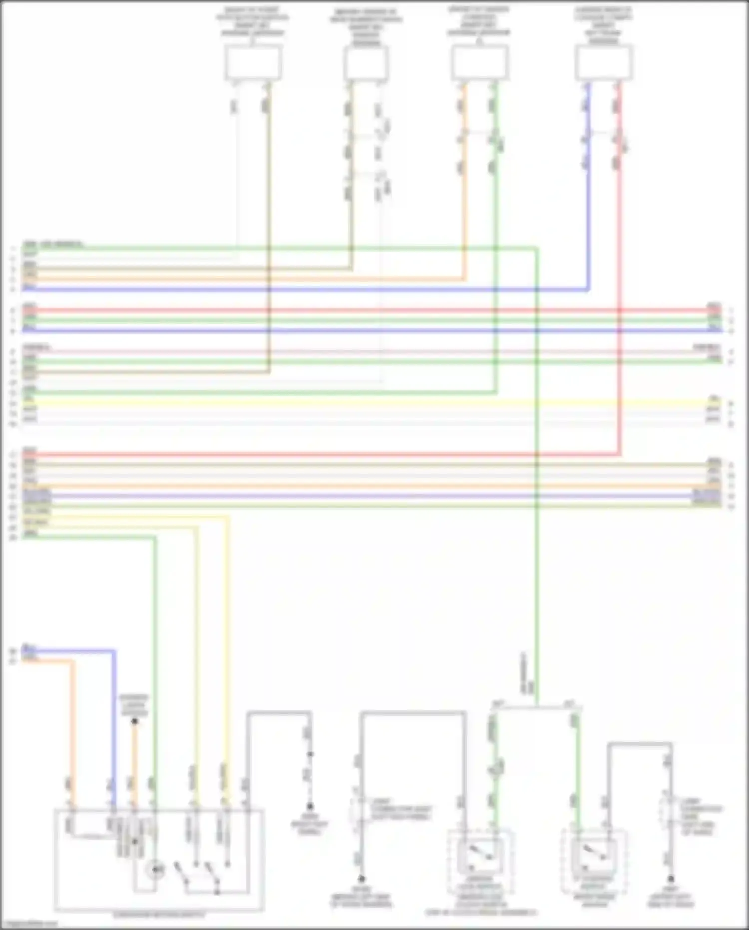 Wiring diagram smart key trunk antenna for Kia Forte III (2018-2021) (1 of 1)