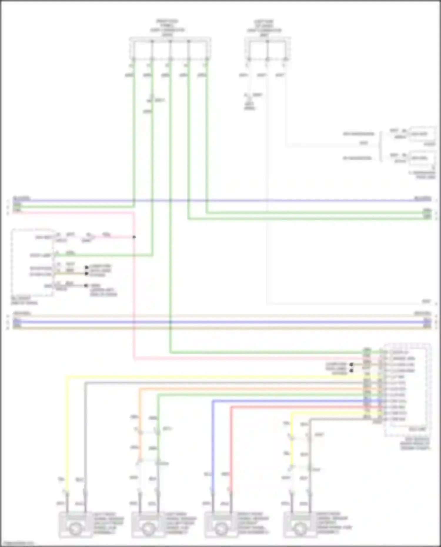 Wiring diagram wheel spd o/p for Kia Forte III (2018-2021) (1 of 1)