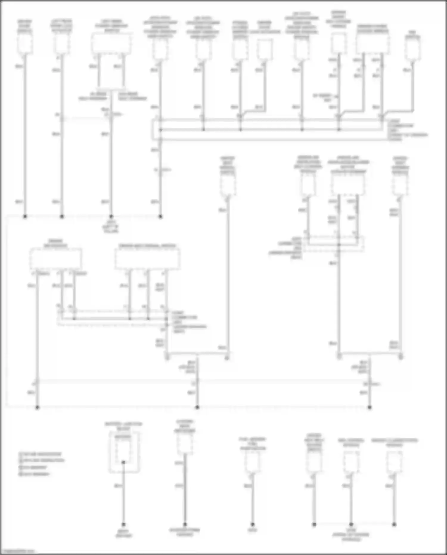 K3 Kia I facelift (2015-2018): Ground distribution circuit (6 of 6)
