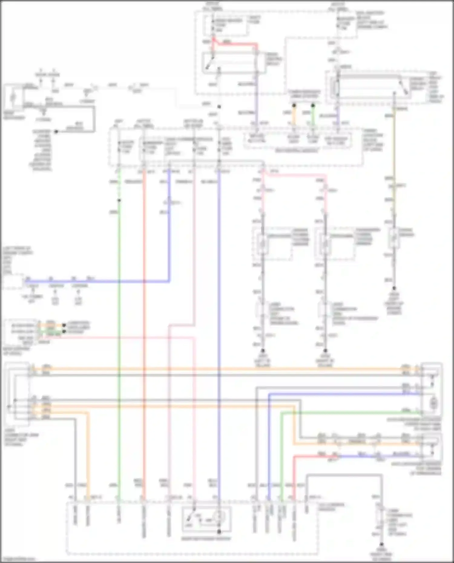 Wiring diagram a/con fuse for Kia K3 I facelift (2015-2018) (2 of 6)