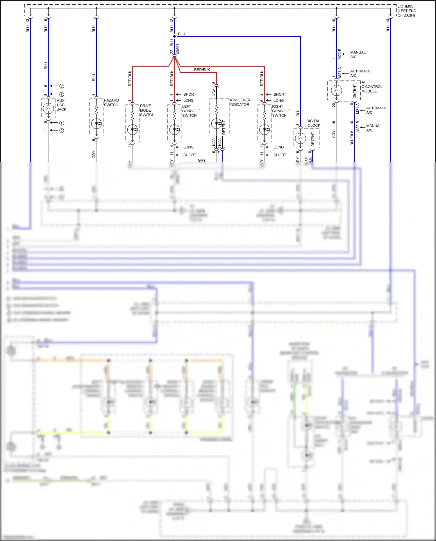 Wiring diagram blu for Kia K3 I facelift (2015-2018) (46 of 109)