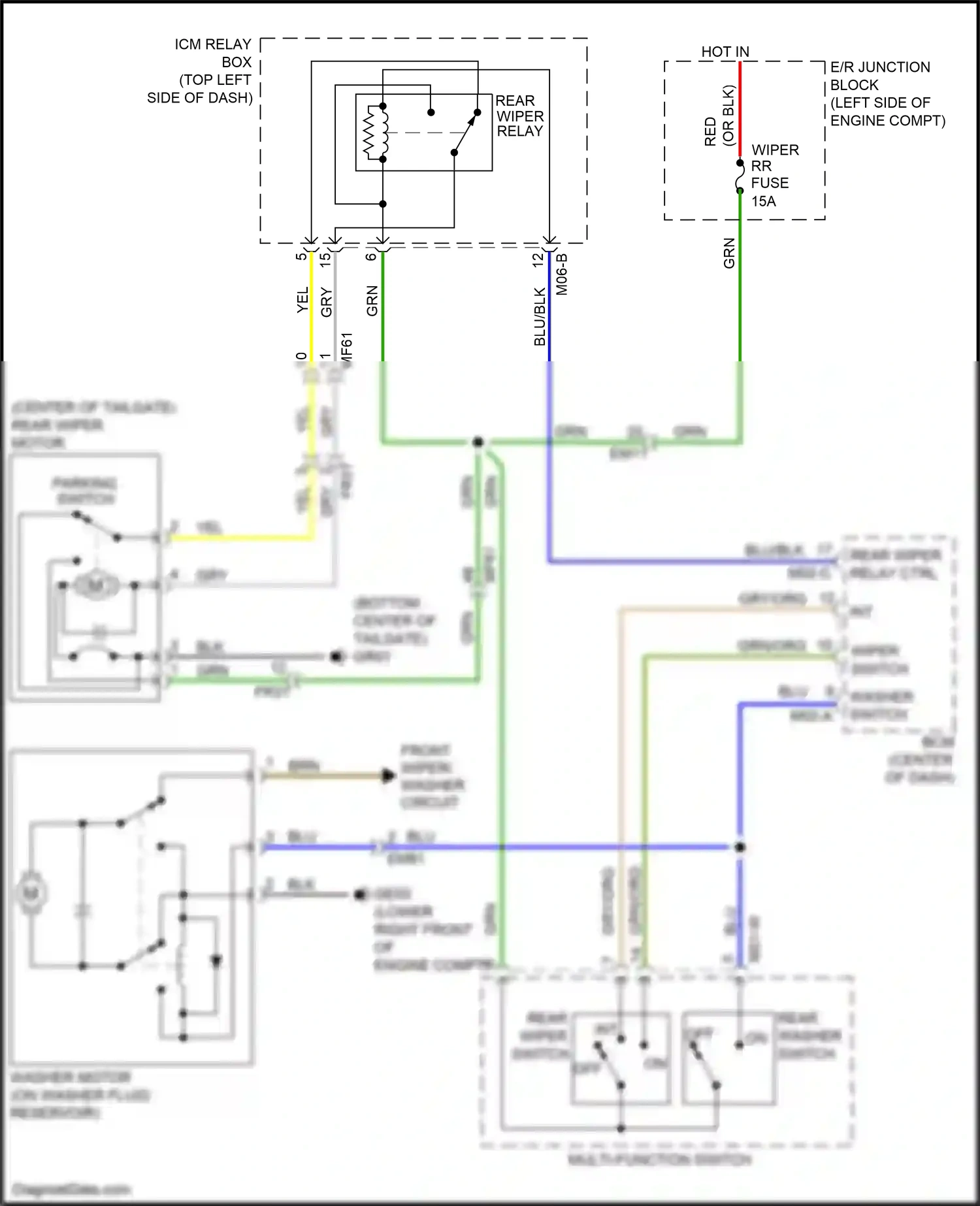 Wiring diagram blu for Kia K3 I facelift (2015-2018) (36 of 109)