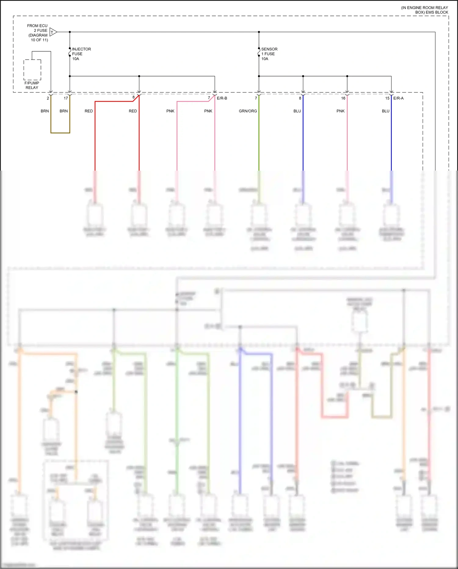 Wiring diagram blu for Kia K3 I facelift (2015-2018) (49 of 109)