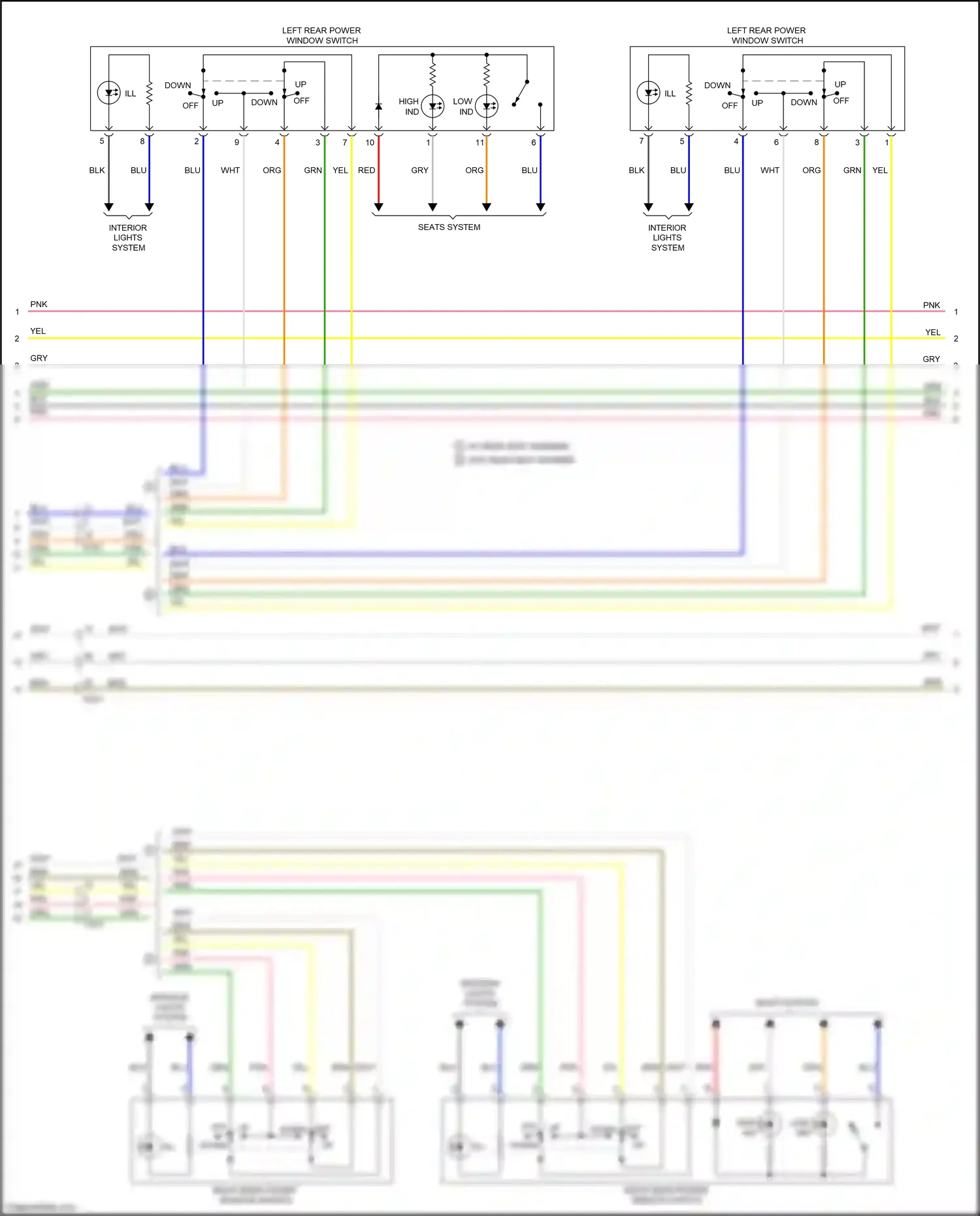 Wiring diagram blu for Kia K3 I facelift (2015-2018) (26 of 109)