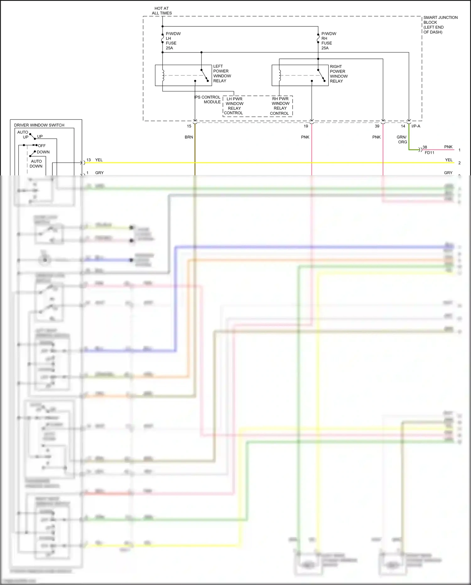 Wiring diagram blu for Kia K3 I facelift (2015-2018) (35 of 109)