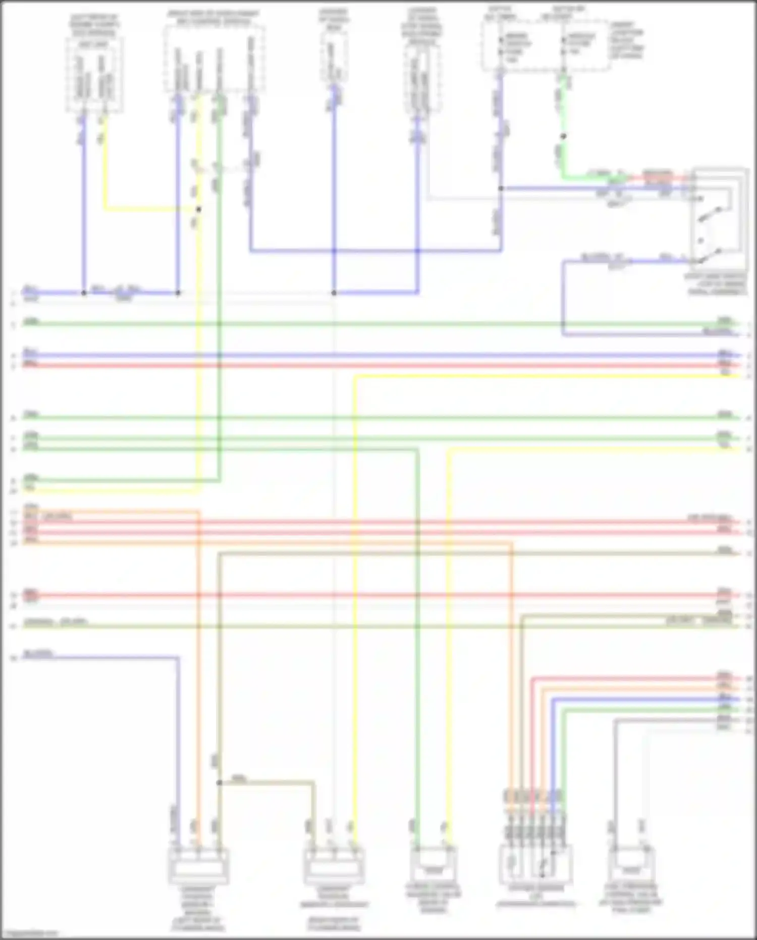 Wiring diagram blu/org for Kia K3 I facelift (2015-2018) (45 of 56)