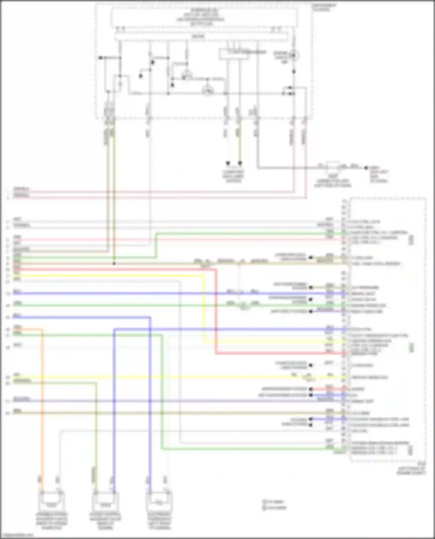 Wiring diagram computer data lines system for Kia K3 I facelift (2015-2018) (65 of 65)