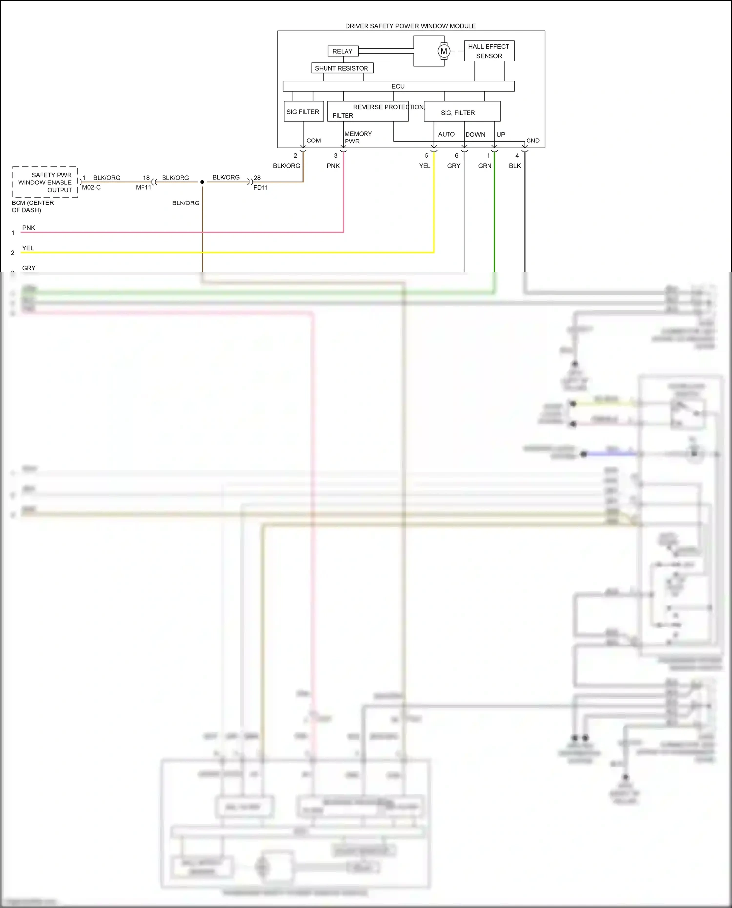Wiring diagram down up for Kia K3 I facelift (2015-2018) (1 of 1)