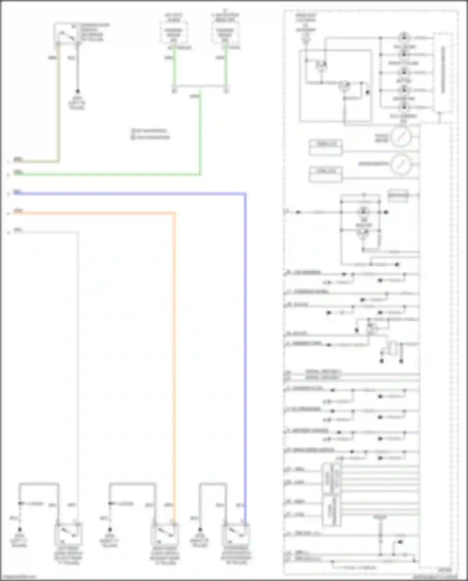 Wiring diagram fuel lcd for Kia K3 I facelift (2015-2018) (1 of 1)