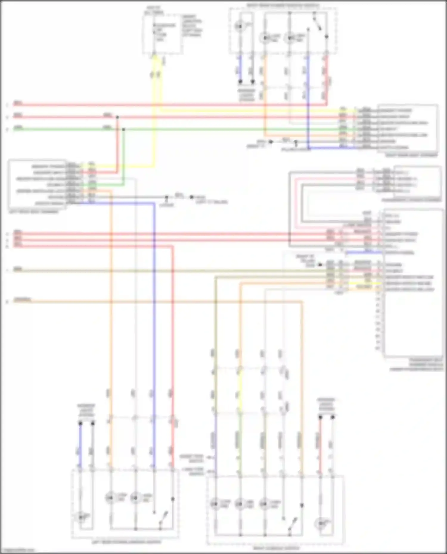Wiring diagram heater switch ind high for Kia K3 I facelift (2015-2018) (2 of 2)