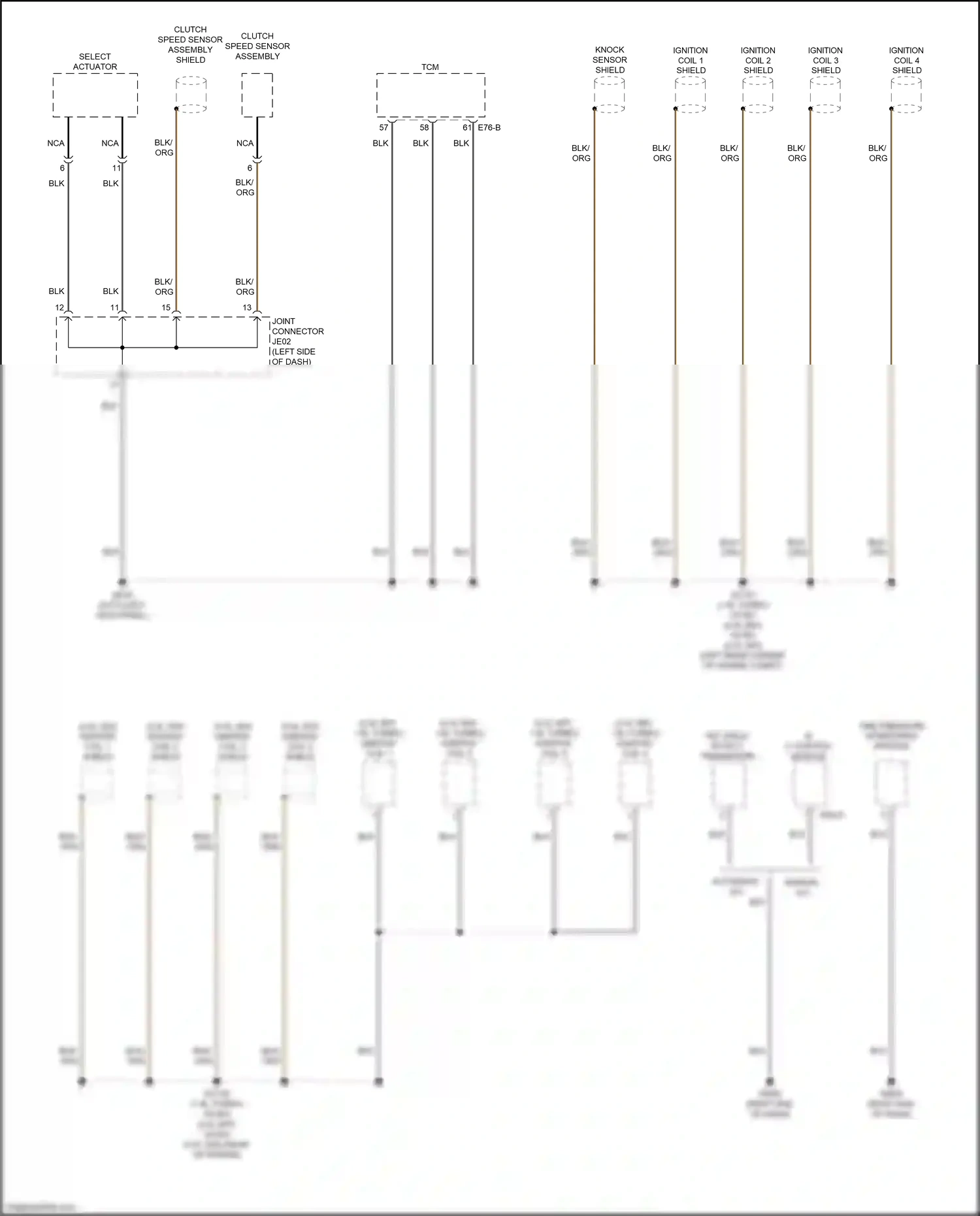 Kia K3 I facelift (2015-2018) ignition coil 2 wiring diagram  (1 of 4)