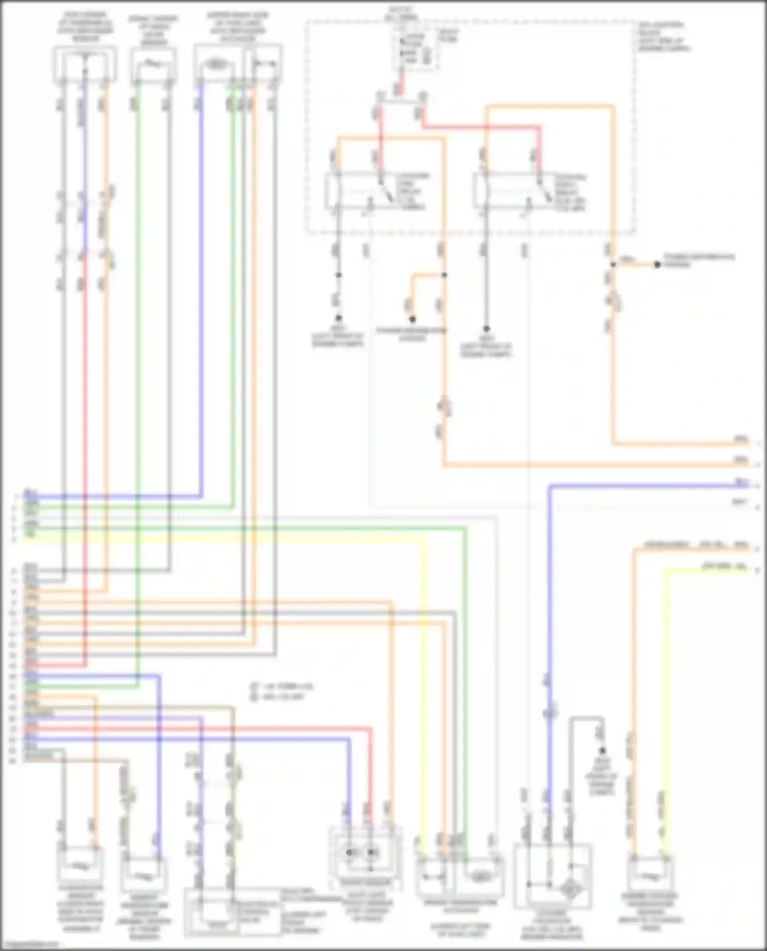 Wiring diagram incar sensor for Kia K3 I facelift (2015-2018) (1 of 1)