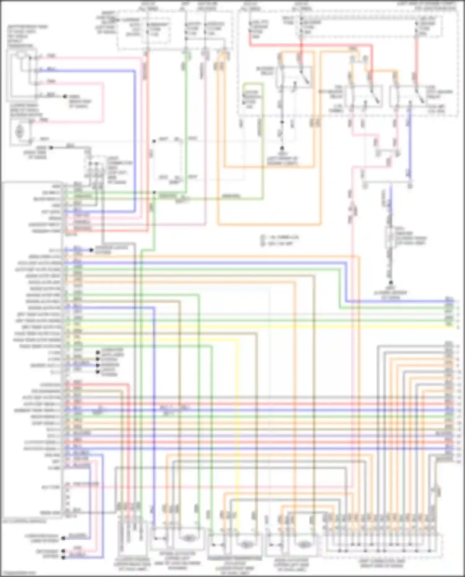 Wiring diagram intake actr rec for Kia K3 I facelift (2015-2018) (1 of 1)