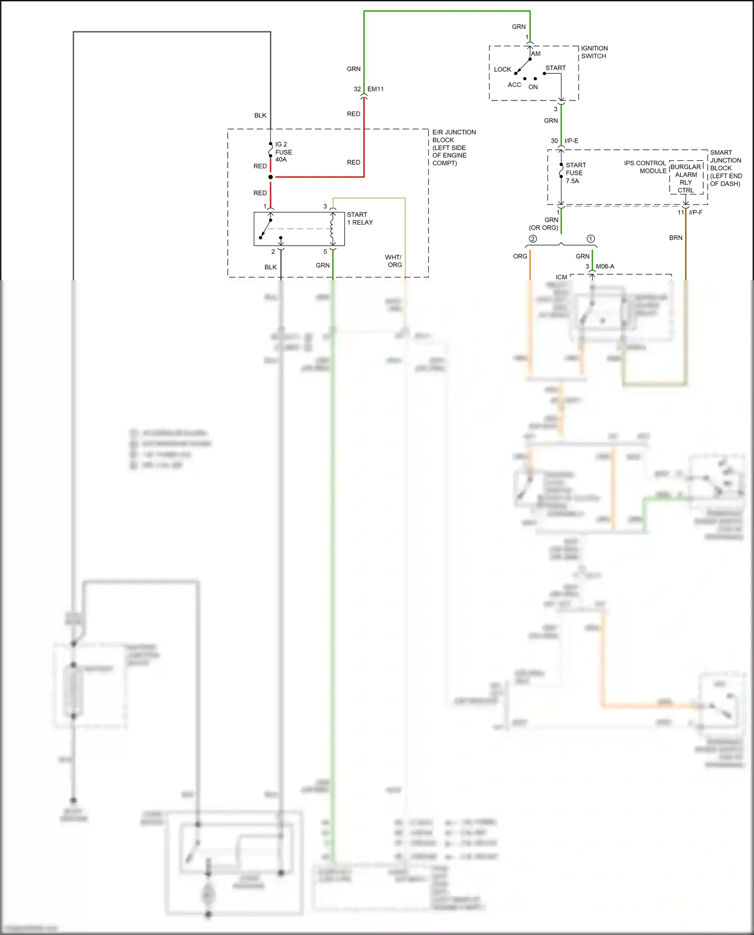 Wiring diagram ips control module for Kia K3 I facelift (2015-2018) (30 of 35)