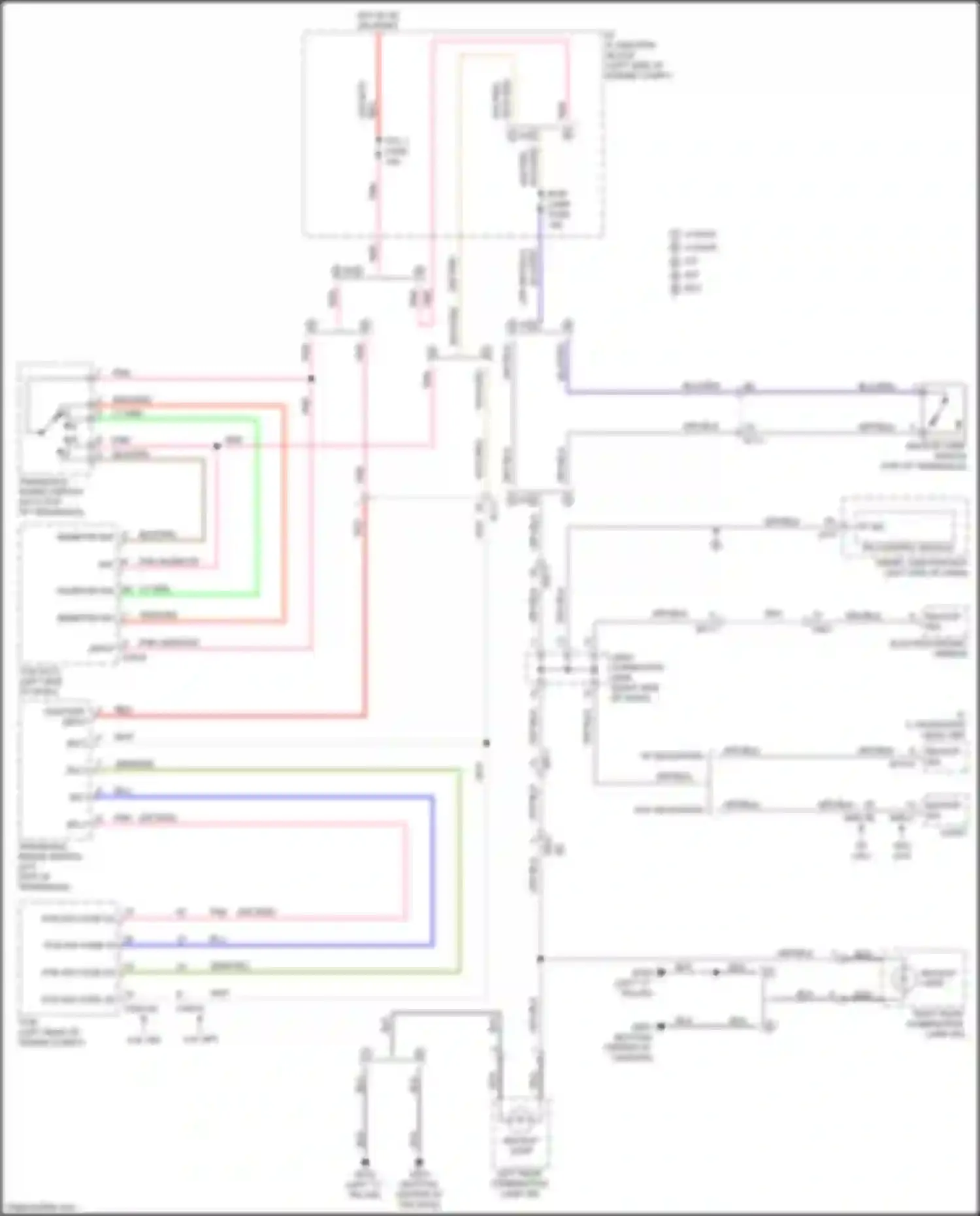 Wiring diagram ips control module for Kia K3 I facelift (2015-2018) (1 of 35)