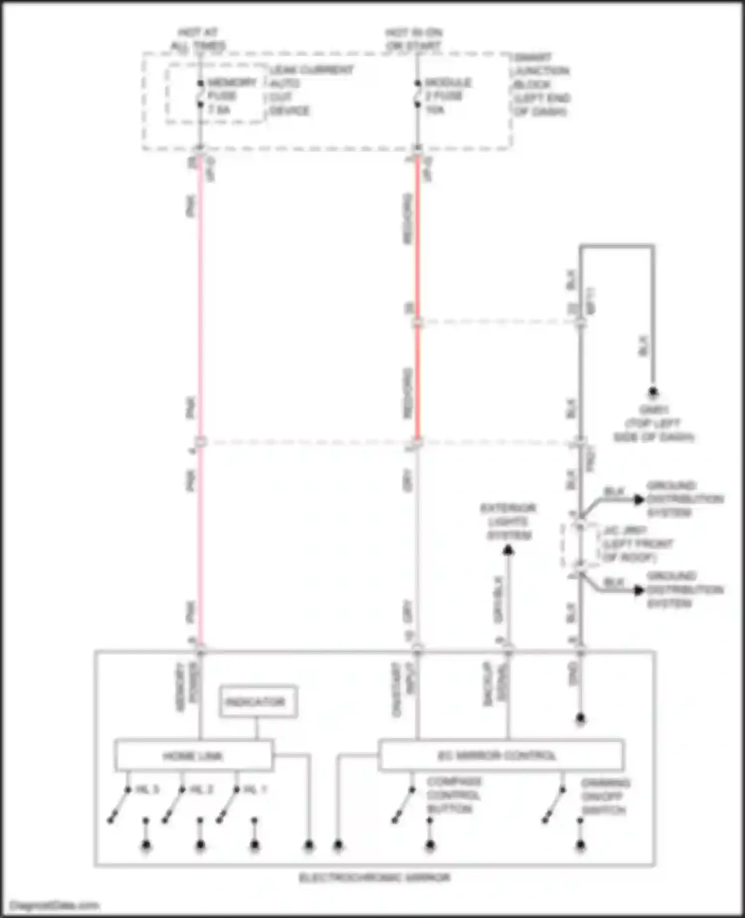 Wiring diagram leak current auto cut device for Kia K3 I facelift (2015-2018) (4 of 27)