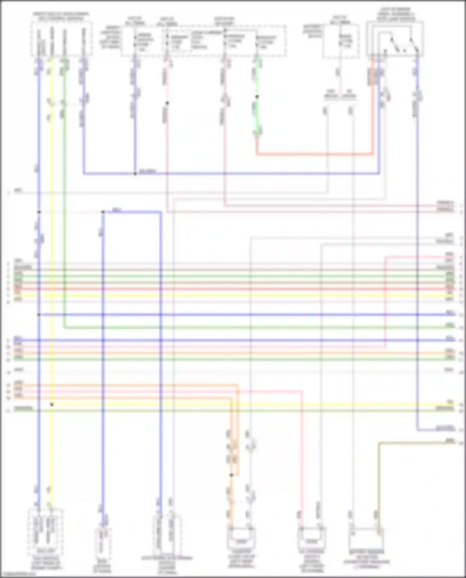 Wiring diagram memory fuse for Kia K3 I facelift (2015-2018) (20 of 20)