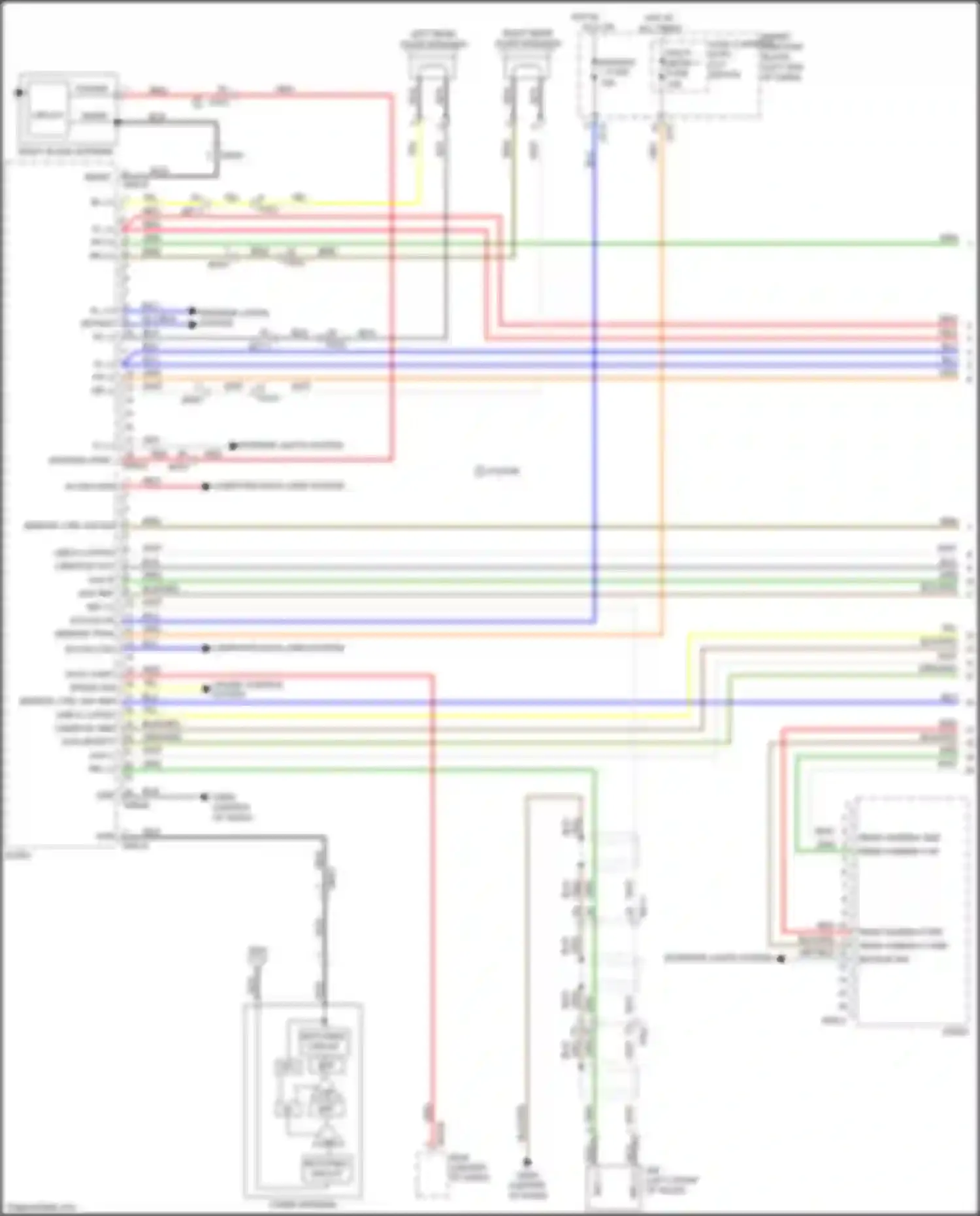 Wiring diagram module 1 fuse for Kia K3 I facelift (2015-2018) (8 of 10)