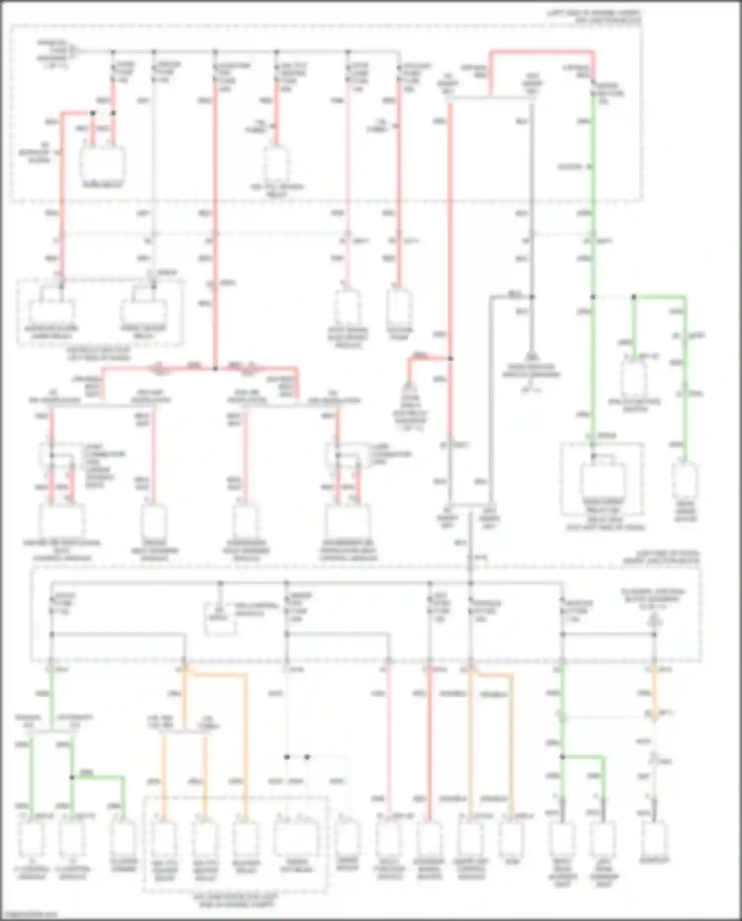 Wiring diagram multi- function switch for Kia K3 I facelift (2015-2018) (9 of 10)