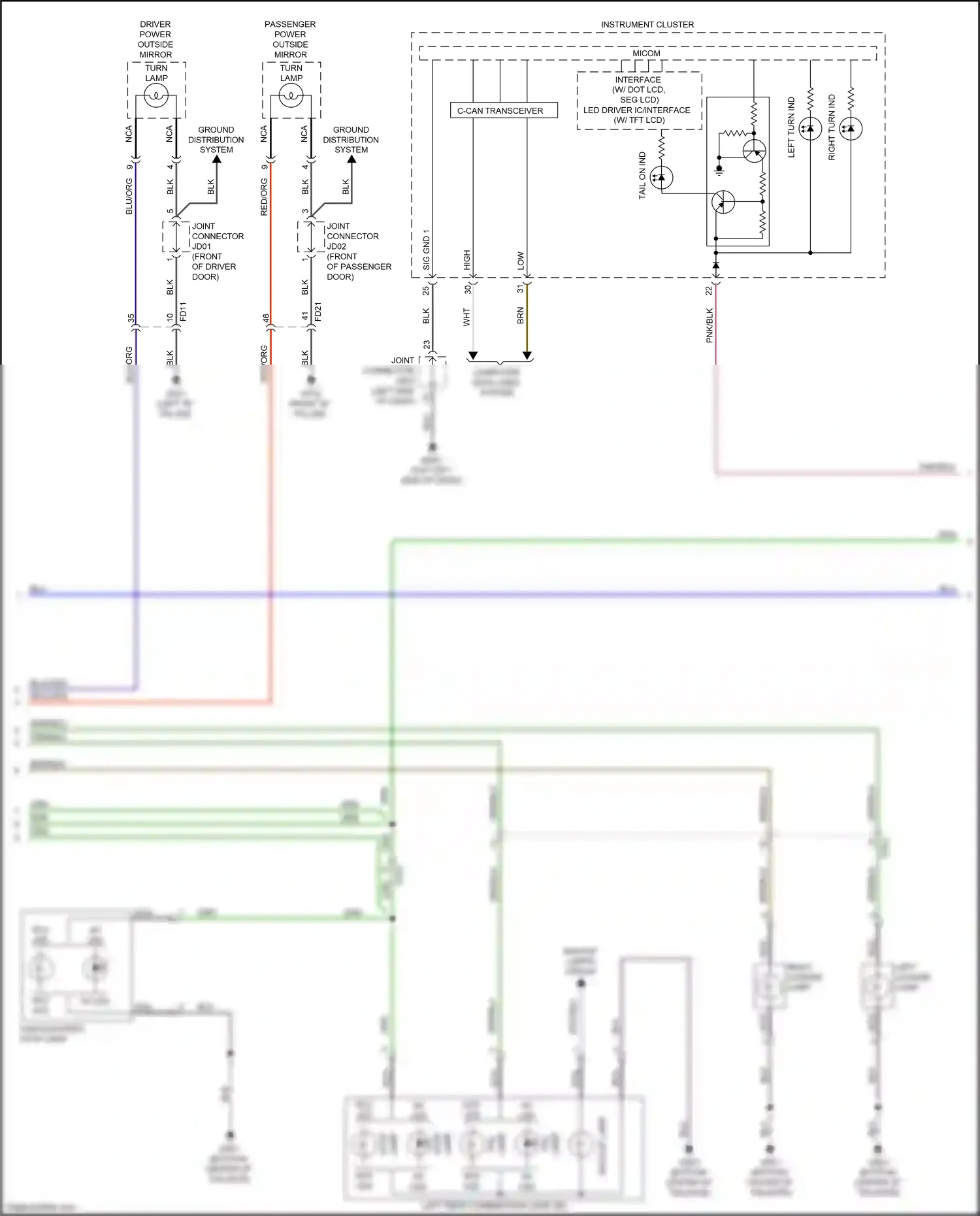 Wiring diagram nca for Kia K3 I facelift (2015-2018) (7 of 80)