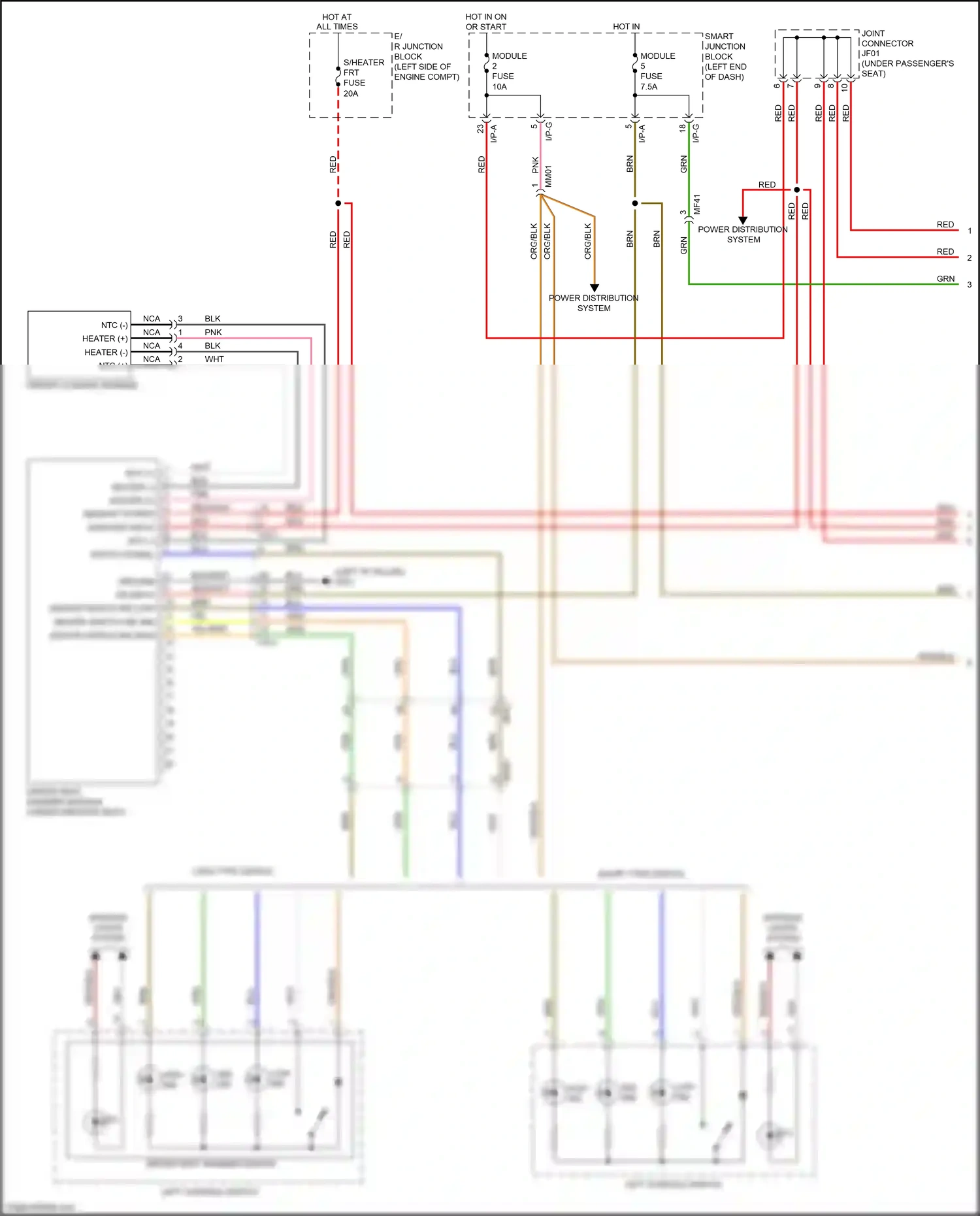 Wiring diagram nca for Kia K3 I facelift (2015-2018) (68 of 80)