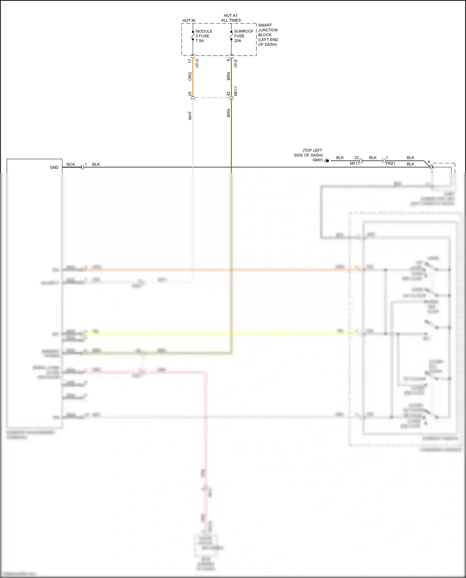 Wiring diagram nca for Kia K3 I facelift (2015-2018) (29 of 80)