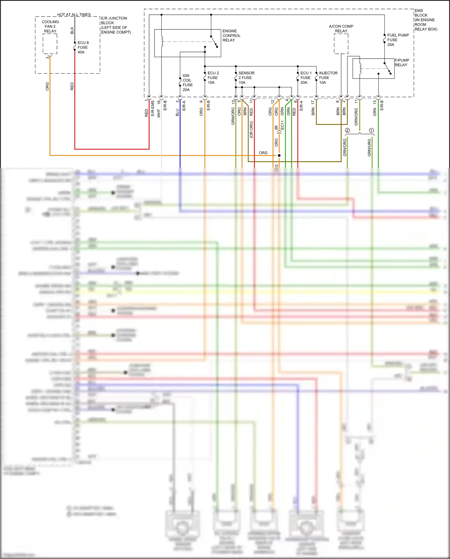 Wiring diagram nca for Kia K3 I facelift (2015-2018) (73 of 80)