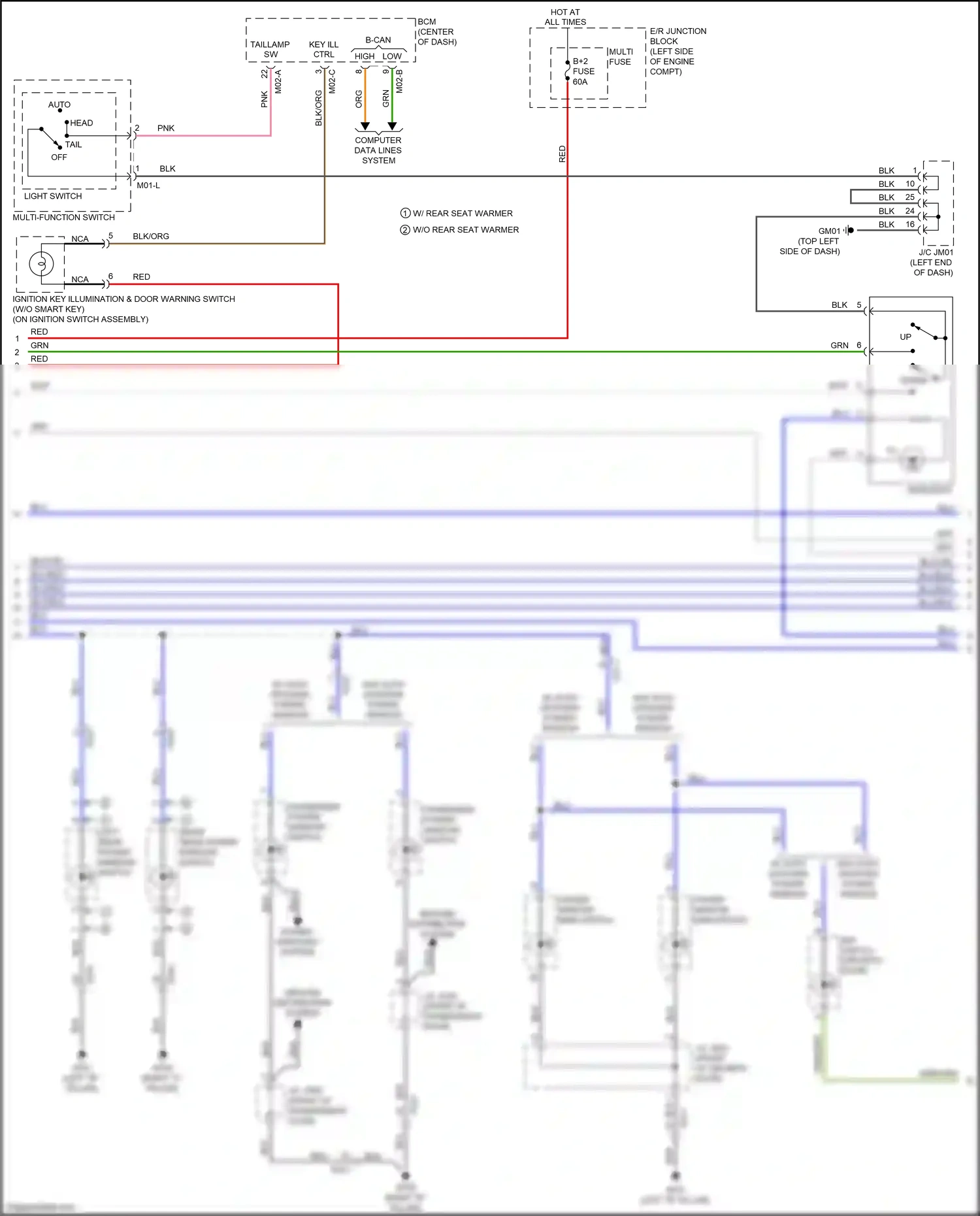 Wiring diagram nca for Kia K3 I facelift (2015-2018) (26 of 80)