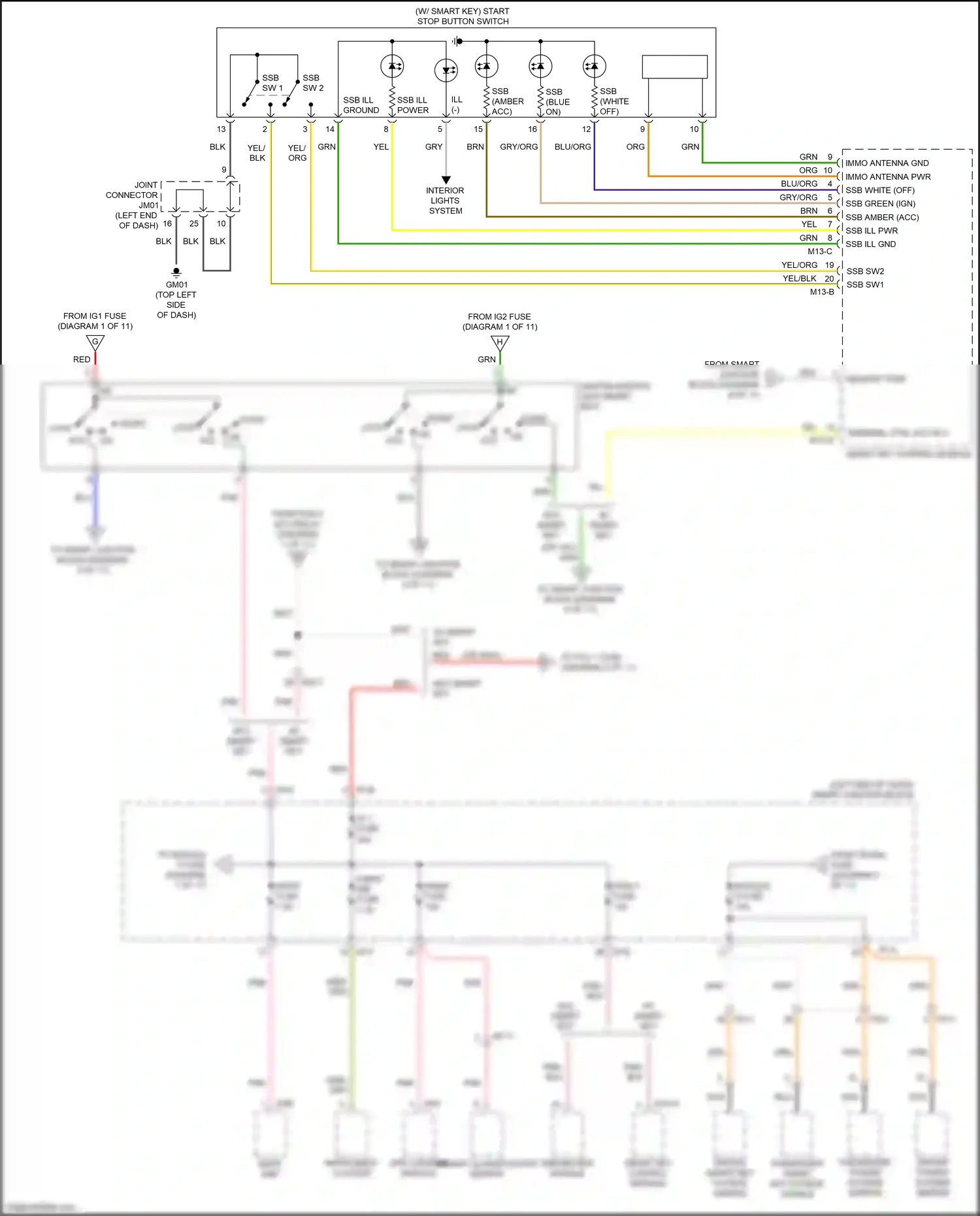 Wiring diagram nca for Kia K3 I facelift (2015-2018) (37 of 80)