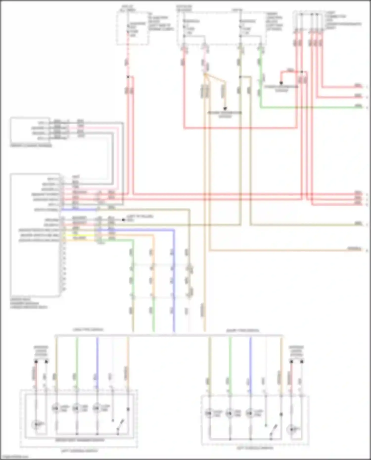 Wiring diagram on input for Kia K3 I facelift (2015-2018) (4 of 13)
