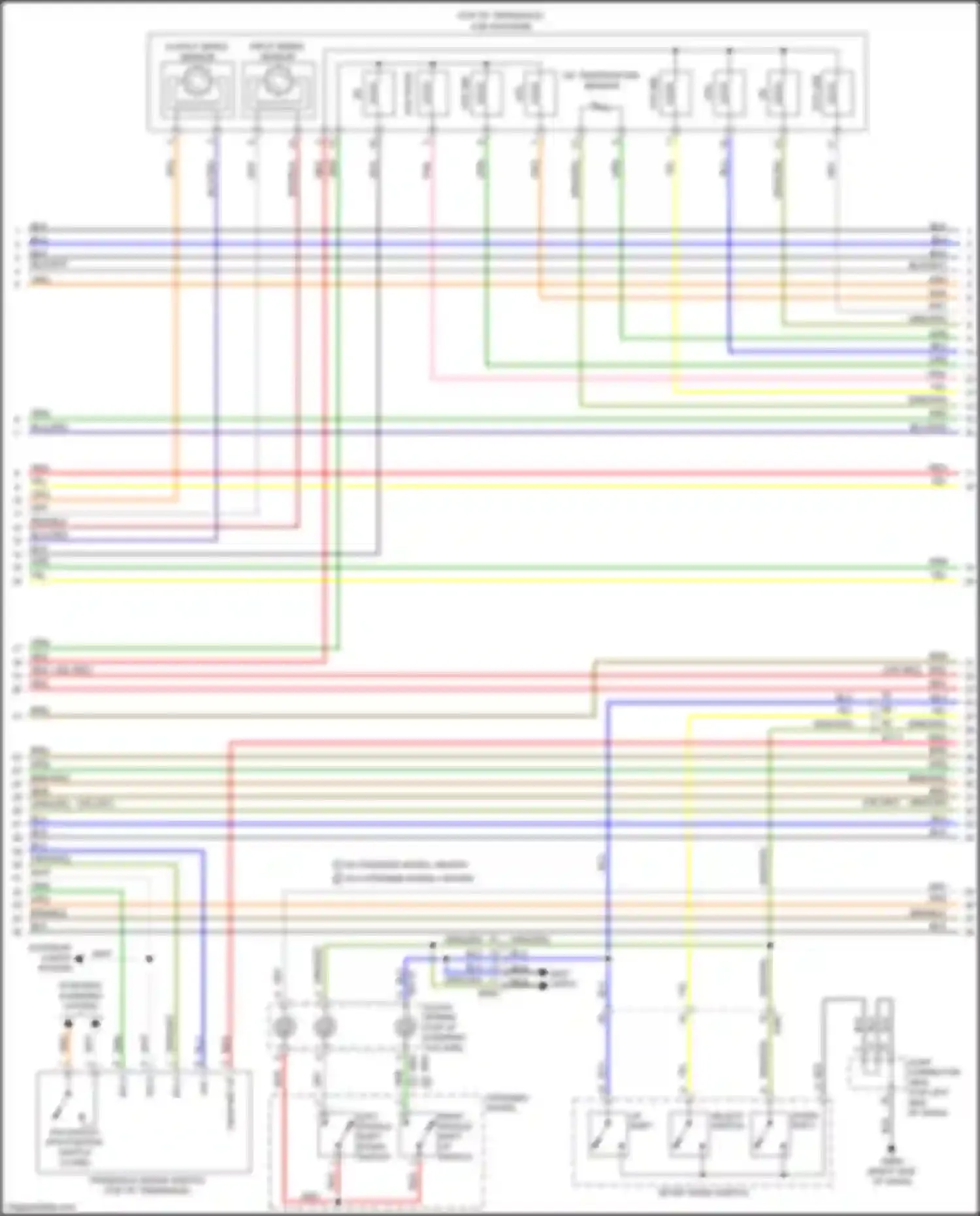 Wiring diagram on/start i/p for Kia K3 I facelift (2015-2018) (3 of 4)
