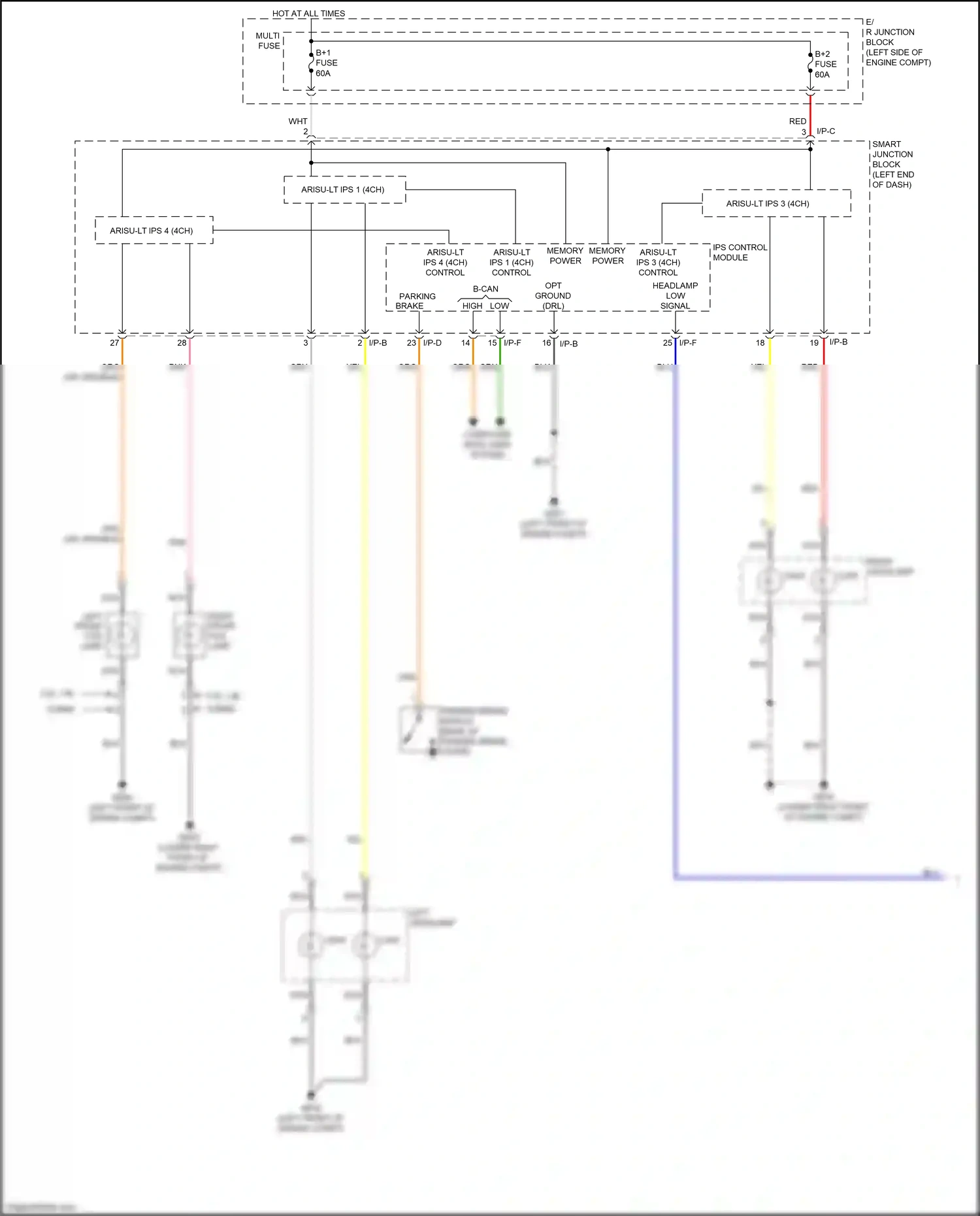 Kia K3 I facelift (2015-2018) red wiring diagram  (31 of 102)