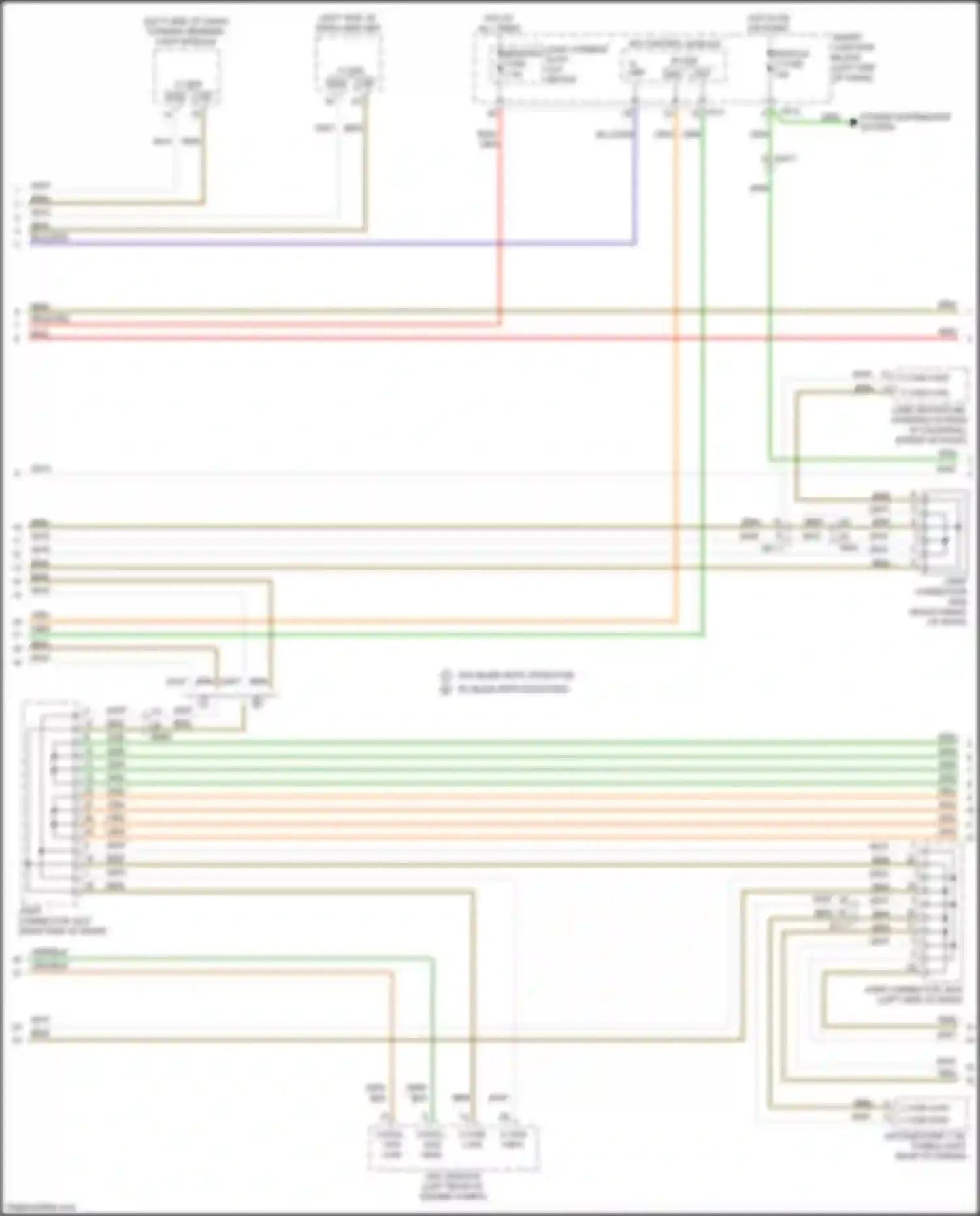 Wiring diagram right end of dash) for Kia K3 I facelift (2015-2018) (3 of 13)