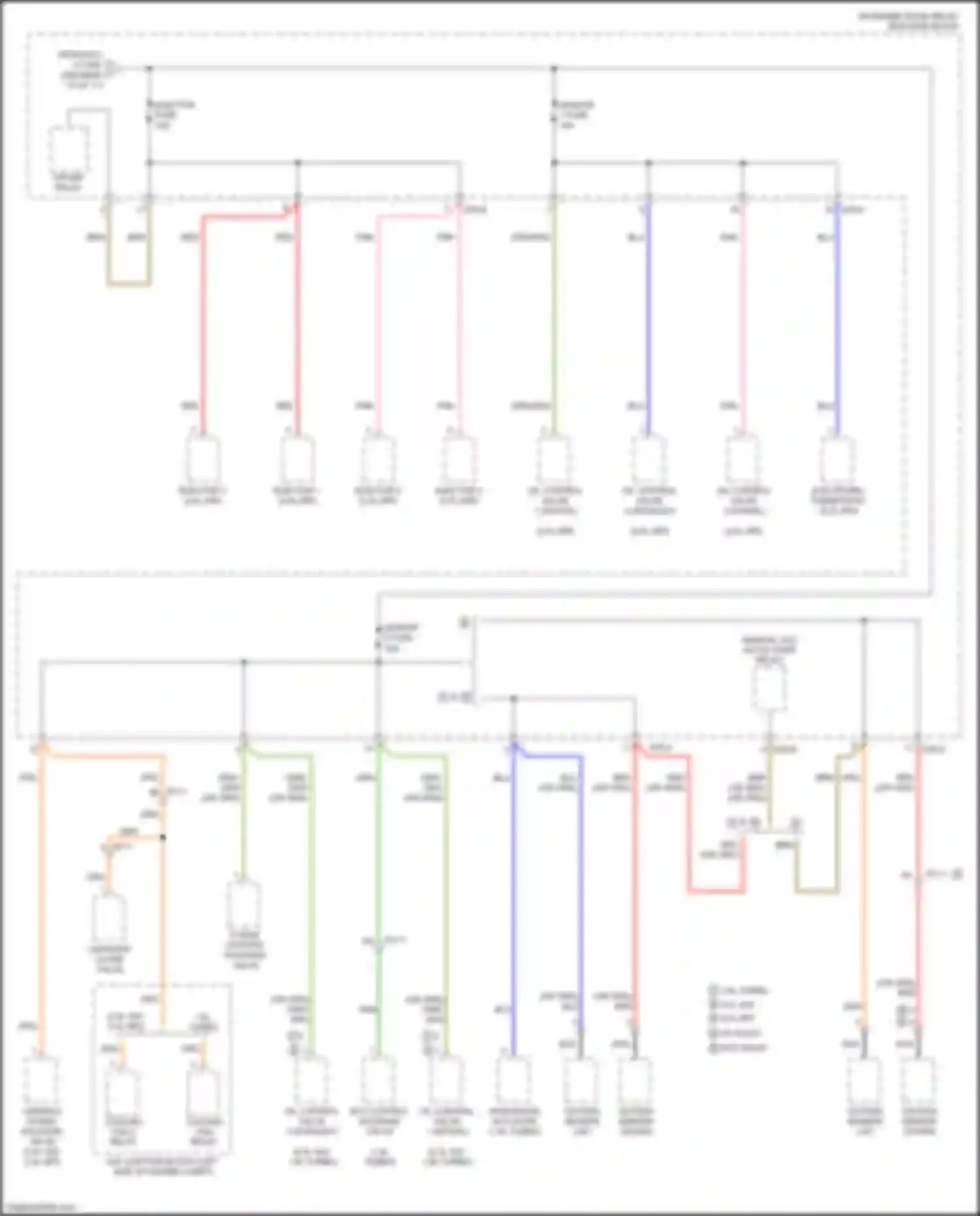 Wiring diagram sensor 2 fuse for Kia K3 I facelift (2015-2018) (4 of 6)