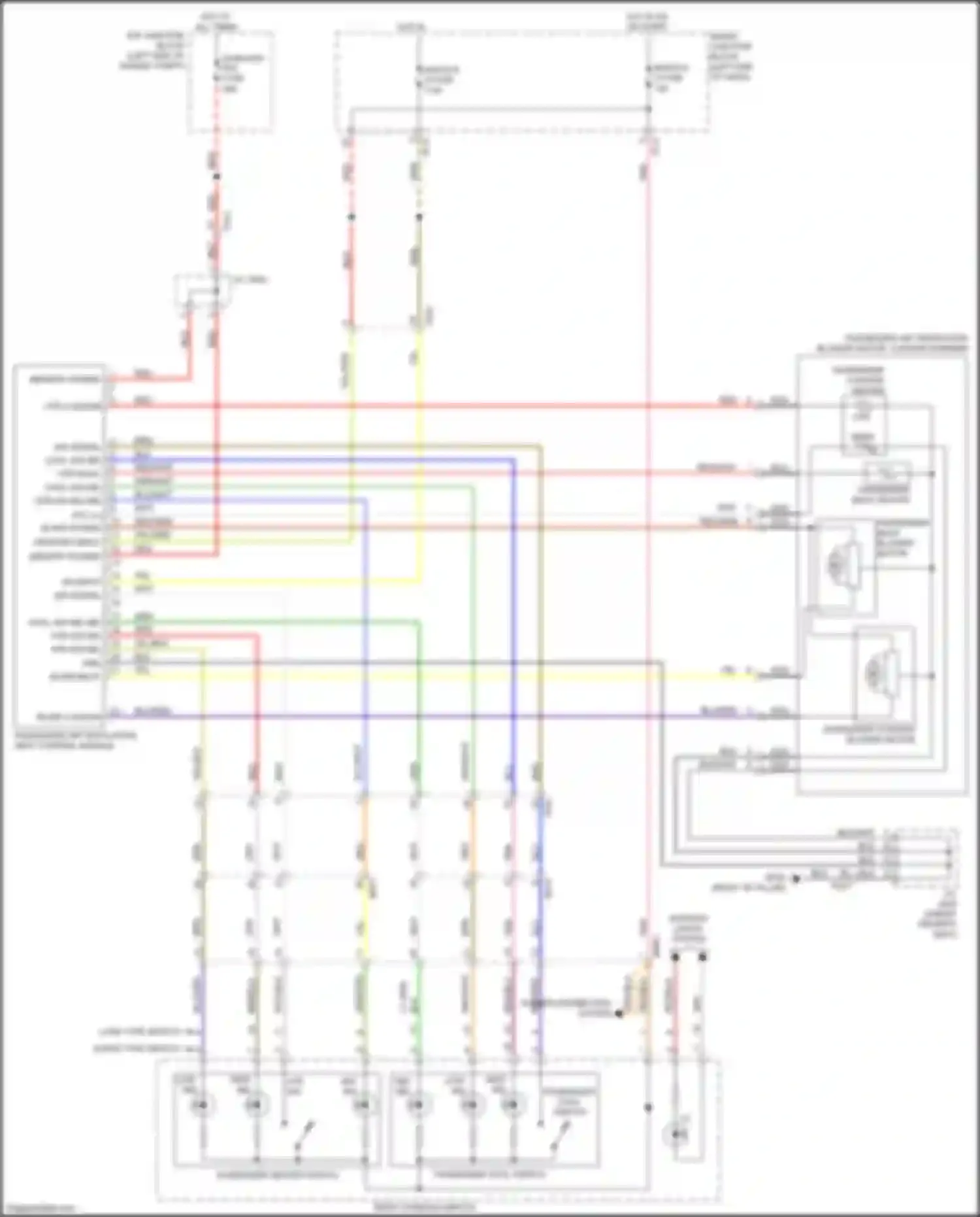 Wiring diagram short type switch for Kia K3 I facelift (2015-2018) (4 of 4)