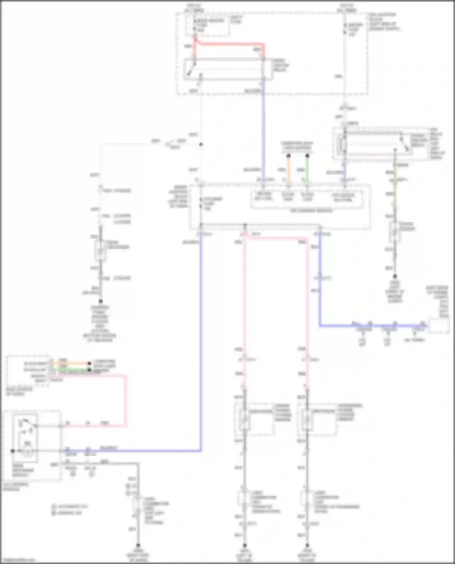 Wiring diagram smart junction block for Kia K3 I facelift (2015-2018) (46 of 70)