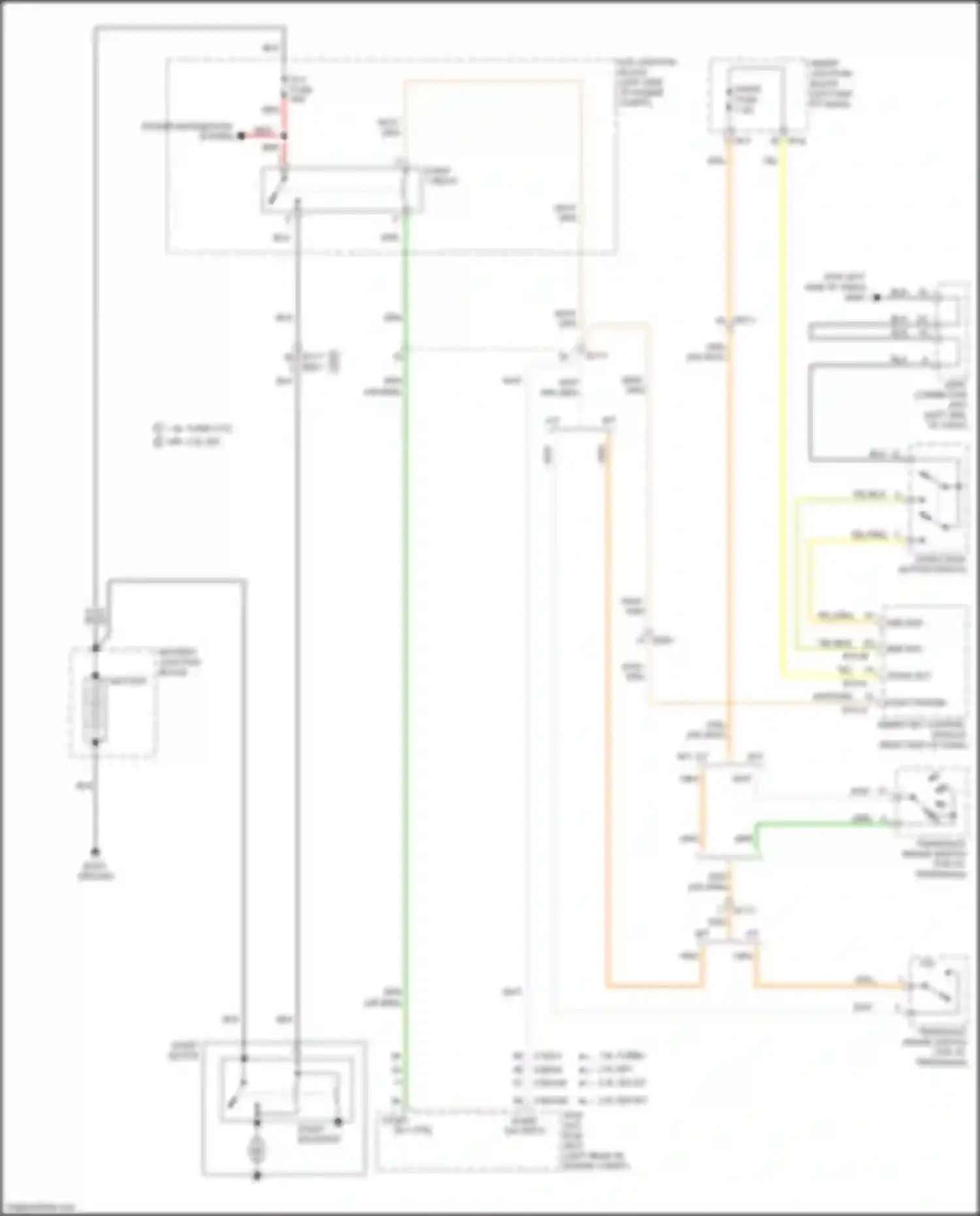 Wiring diagram smart key control module for Kia K3 I facelift (2015-2018) (14 of 14)