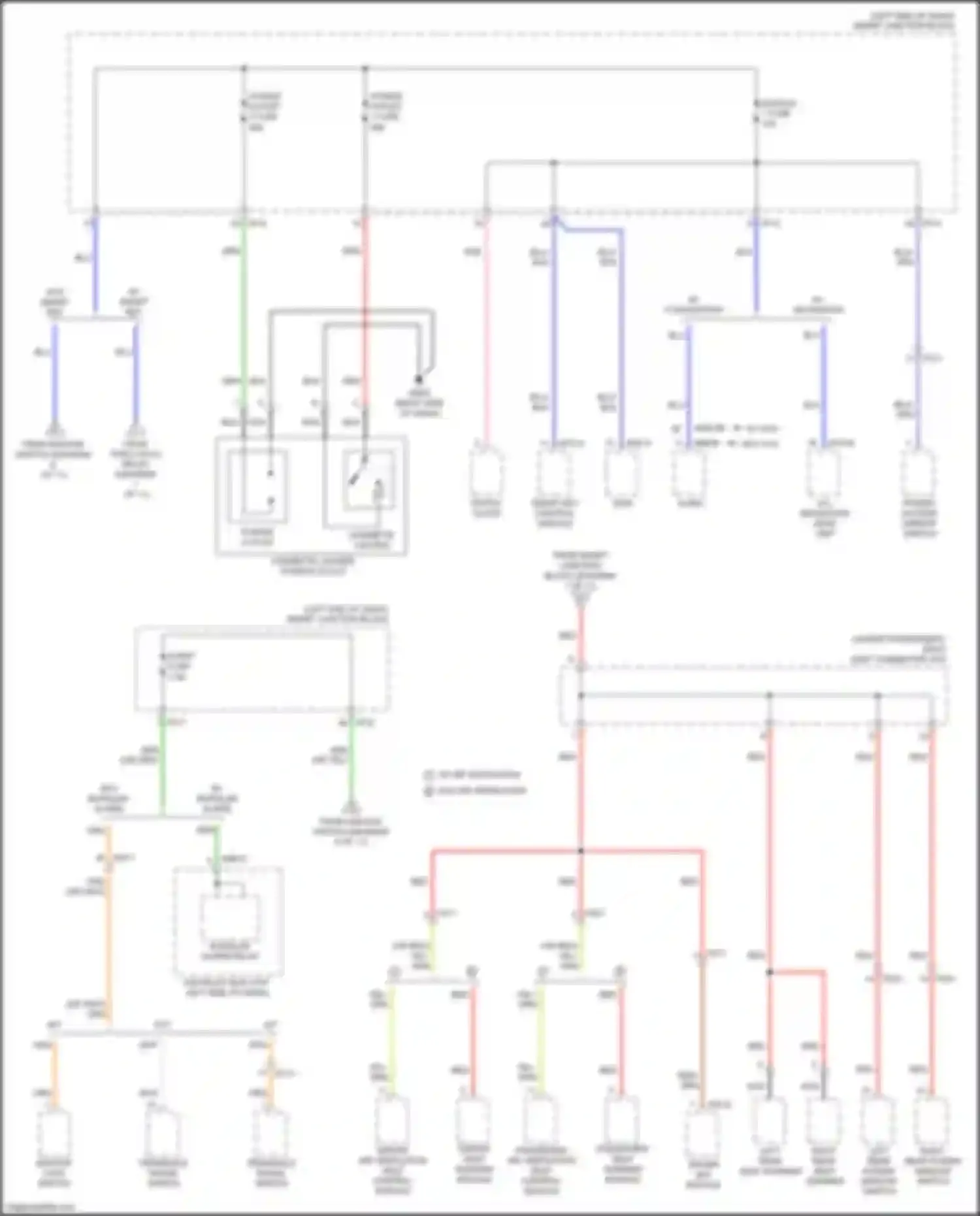 Wiring diagram start fuse for Kia K3 I facelift (2015-2018) (1 of 3)