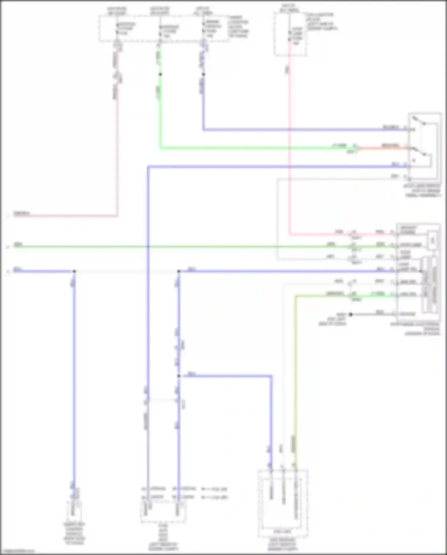 Wiring diagram stop signal electronic module for Kia K3 I facelift (2015-2018) (3 of 10)