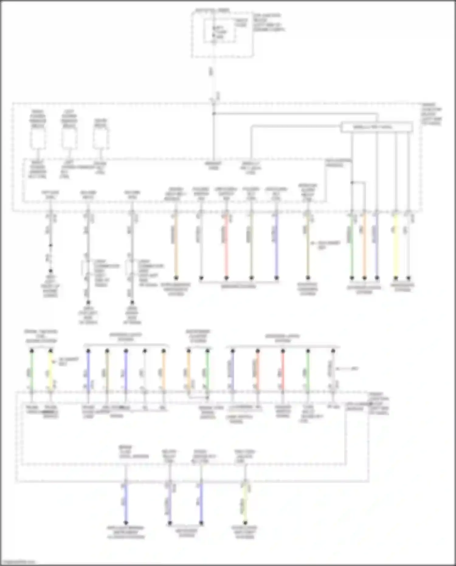 Wiring diagram unfolding rly ctrl for Kia K3 I facelift (2015-2018) (1 of 1)
