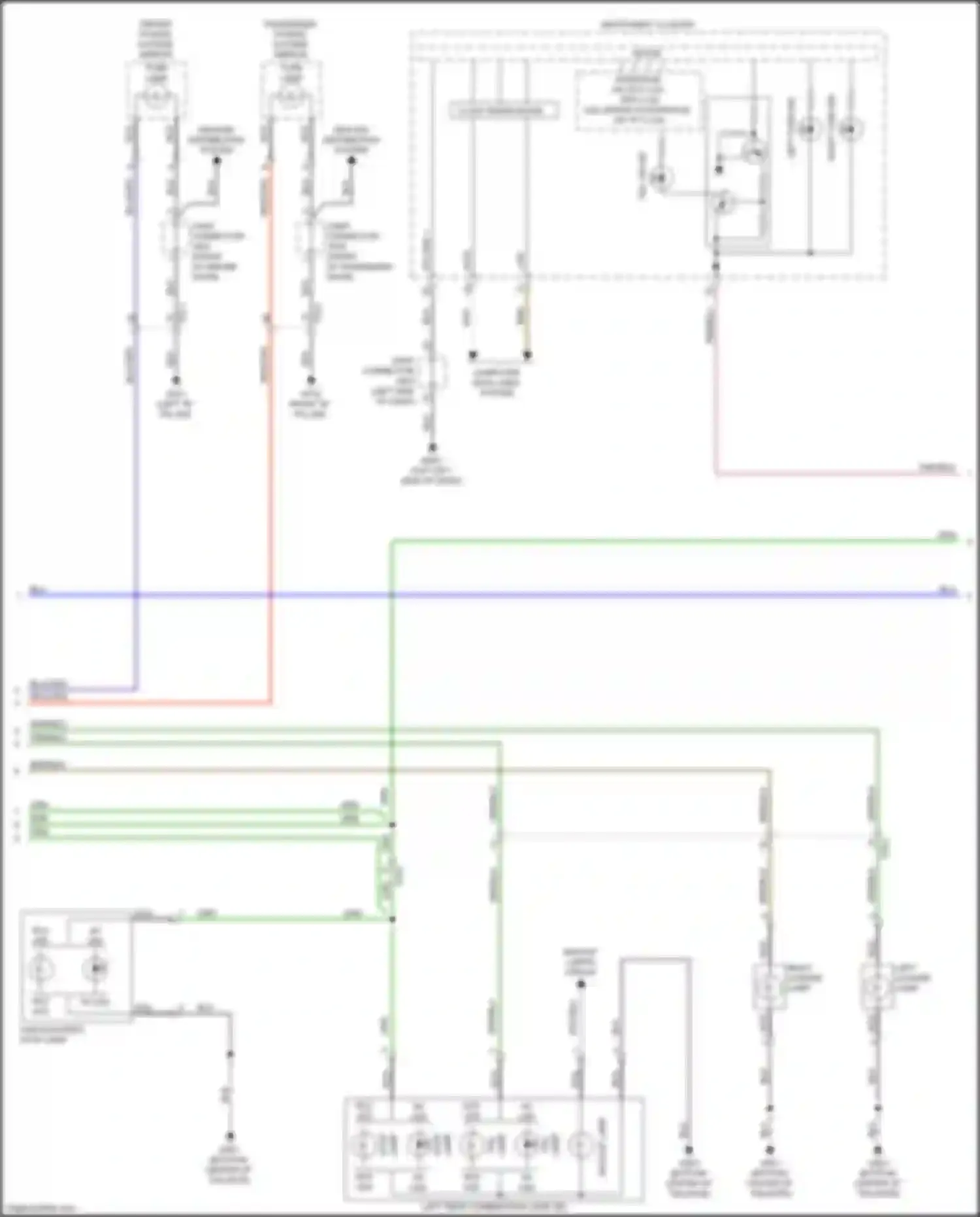 Wiring diagram w/ led for Kia K3 I facelift (2015-2018) (6 of 6)