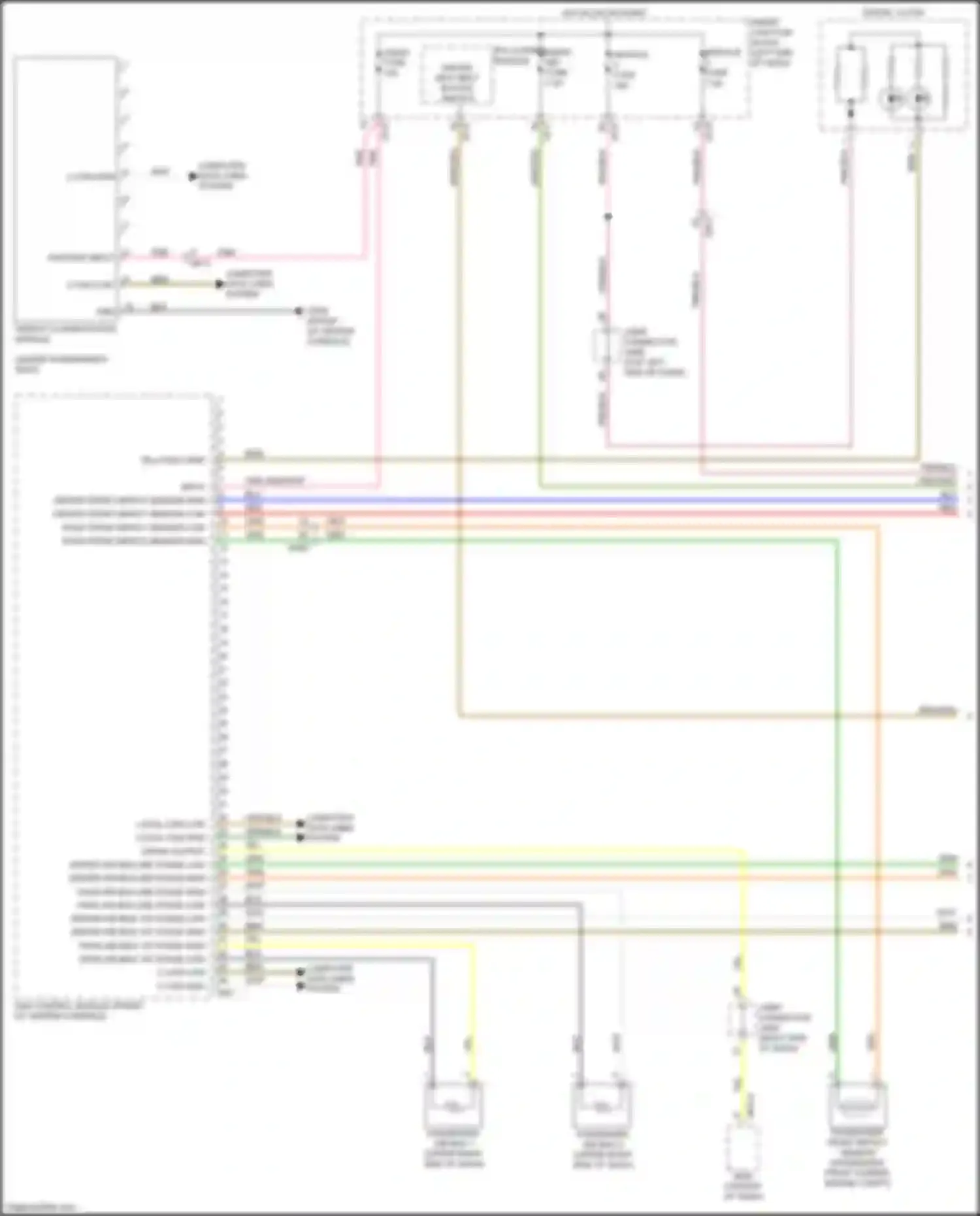 Wiring diagram weight classification module for Kia K3 I facelift (2015-2018) (3 of 3)