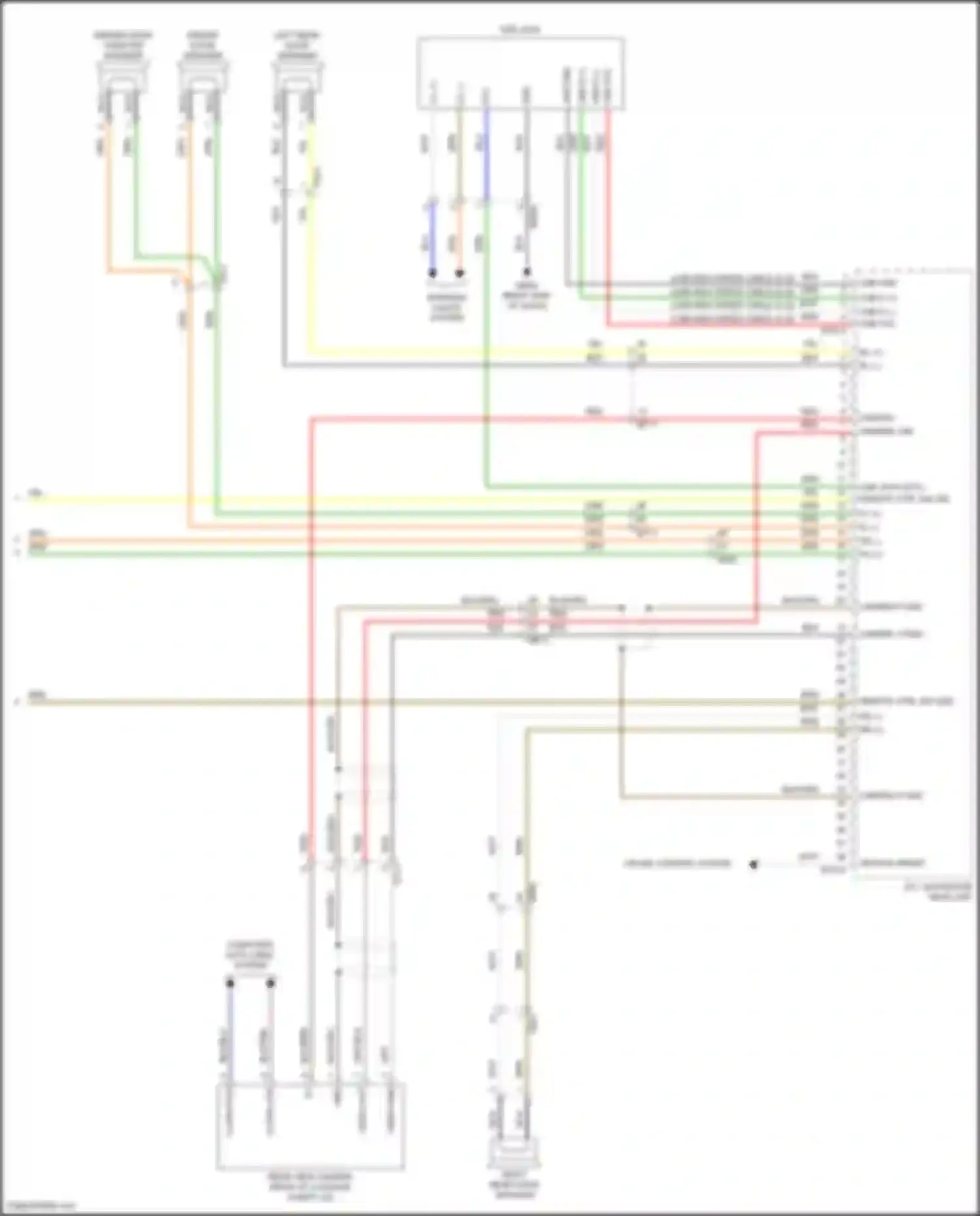 K3 Kia II facelift (2021-2024): Navigation circuit, w/o amplifier (3 of 3)