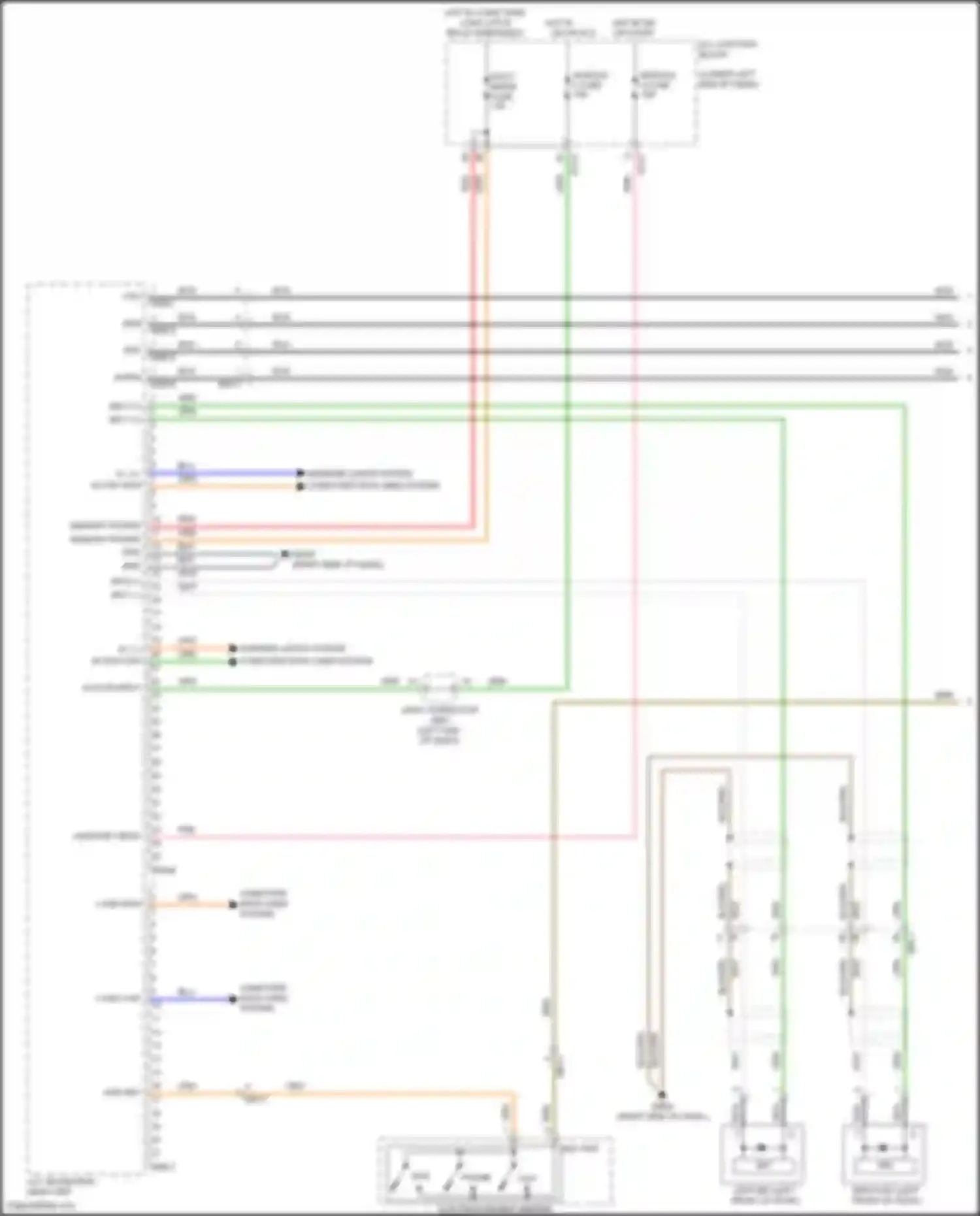 K3 Kia II facelift (2021-2024): Radio circuit, w/o navigation & amplifier (1 of 3)