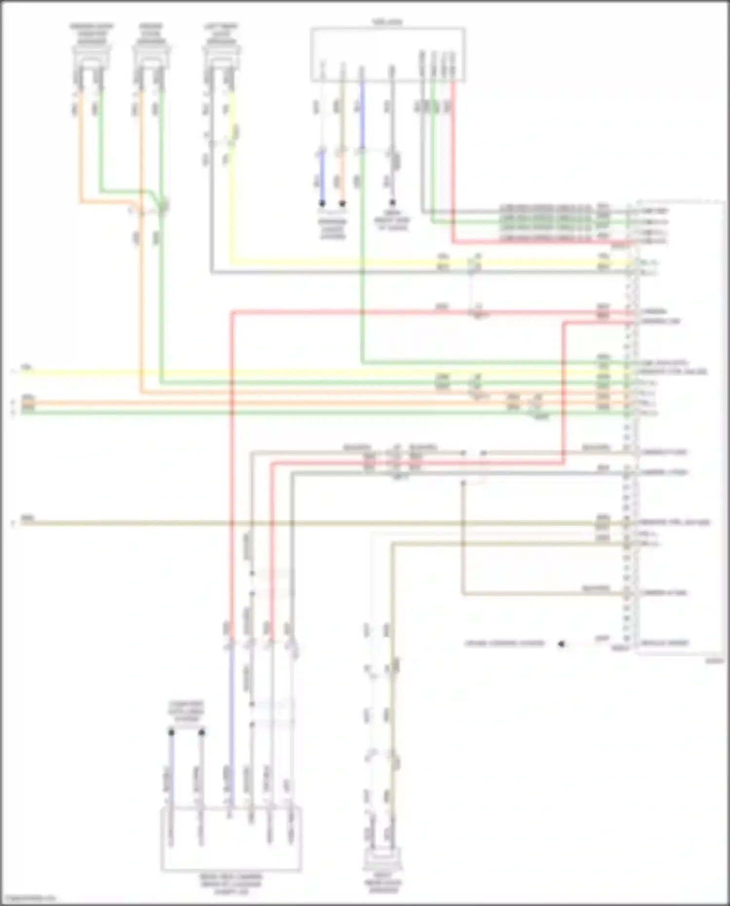 K3 Kia II facelift (2021-2024): Radio circuit, w/o navigation & amplifier (3 of 3)