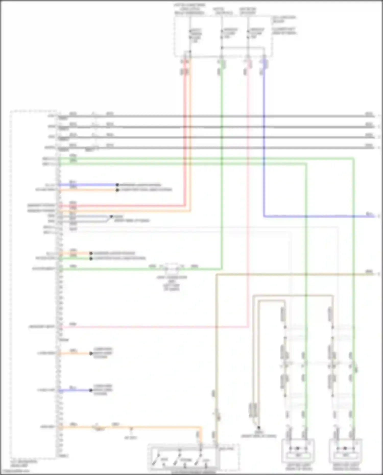 K3 Kia II facelift (2021-2024): Radio circuit, w/o navigation w/ amplifier (1 of 4)