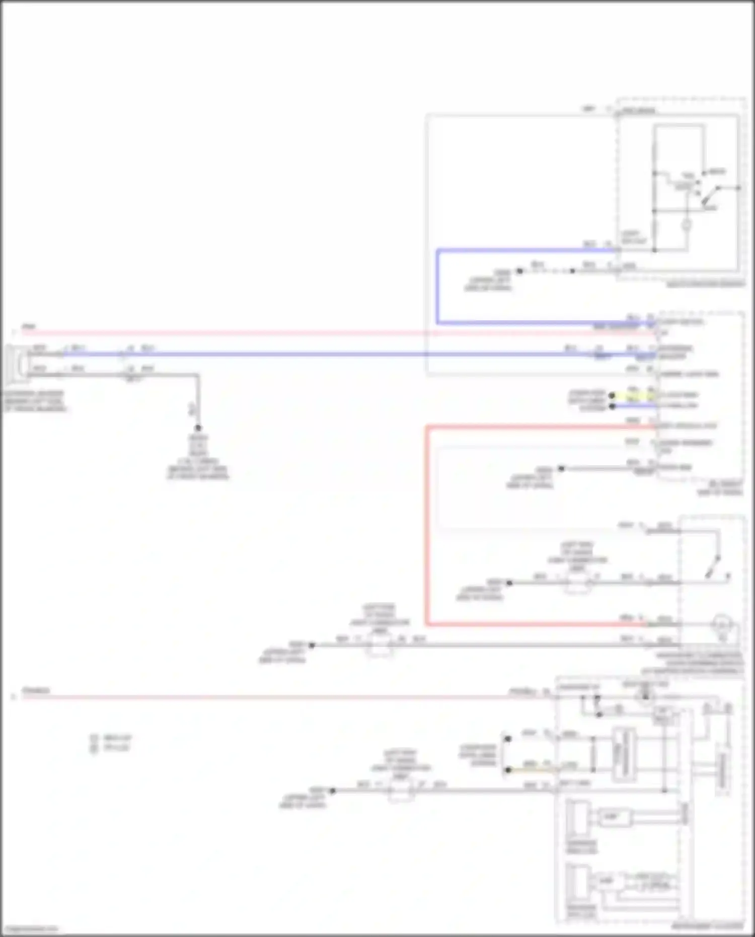 K3 Kia II facelift (2021-2024): Chime circuit (2 of 2)