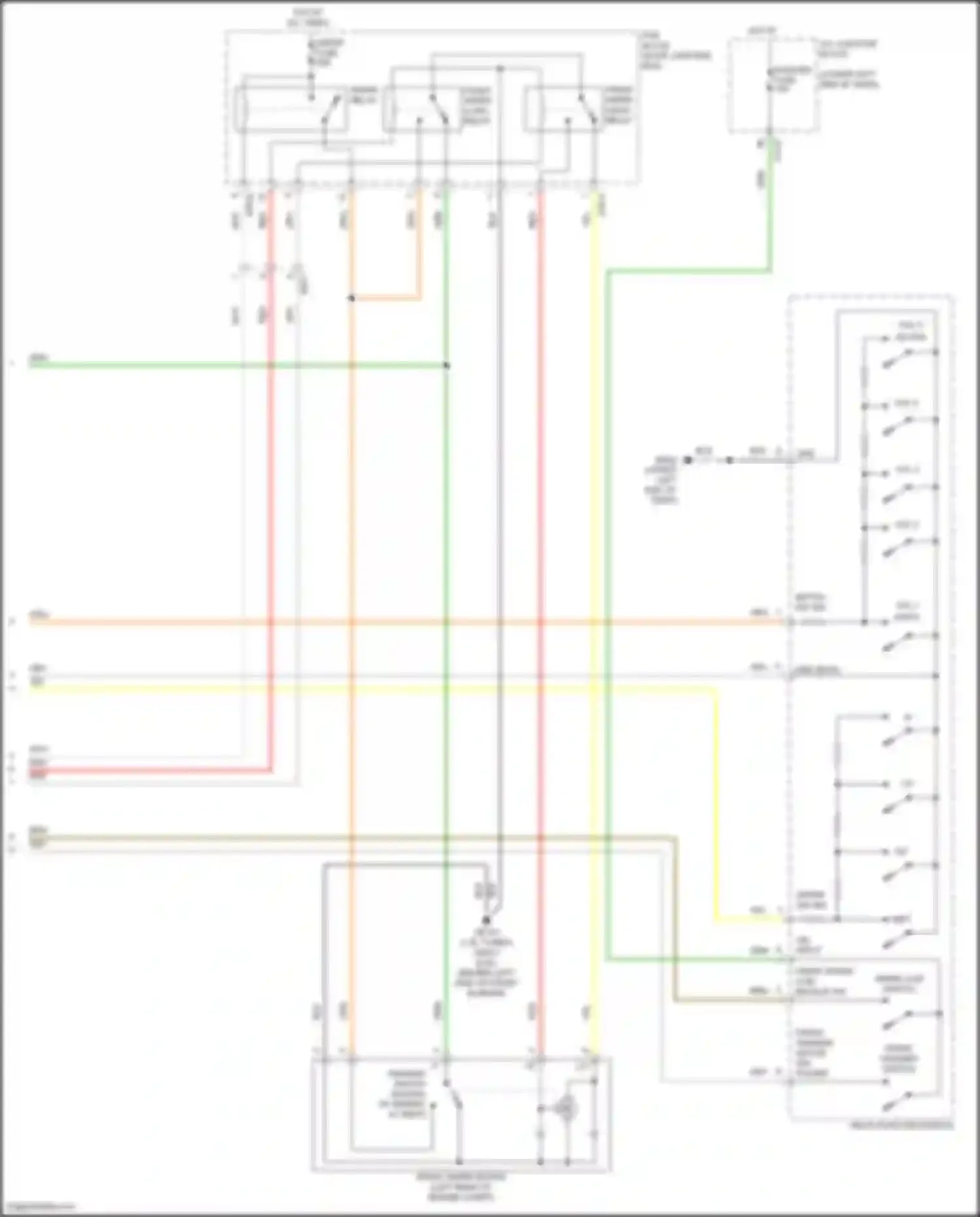 Wiring diagram pcb block for Kia K3 II facelift (2021-2024)