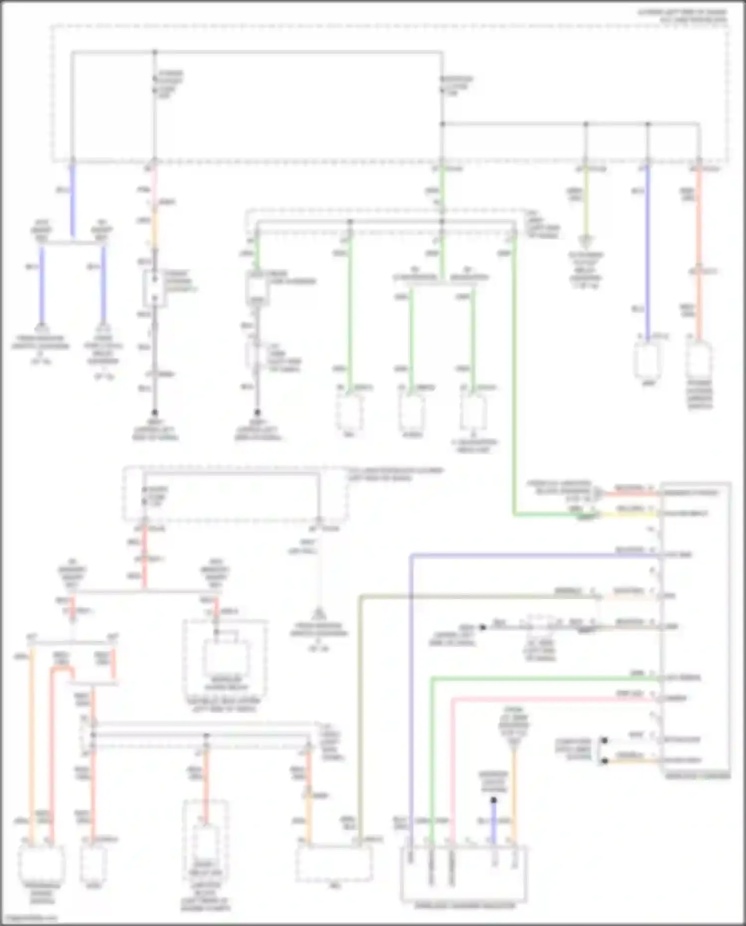 Wiring diagram b-can high for Kia K3 II facelift (2021-2024) (14 of 23)