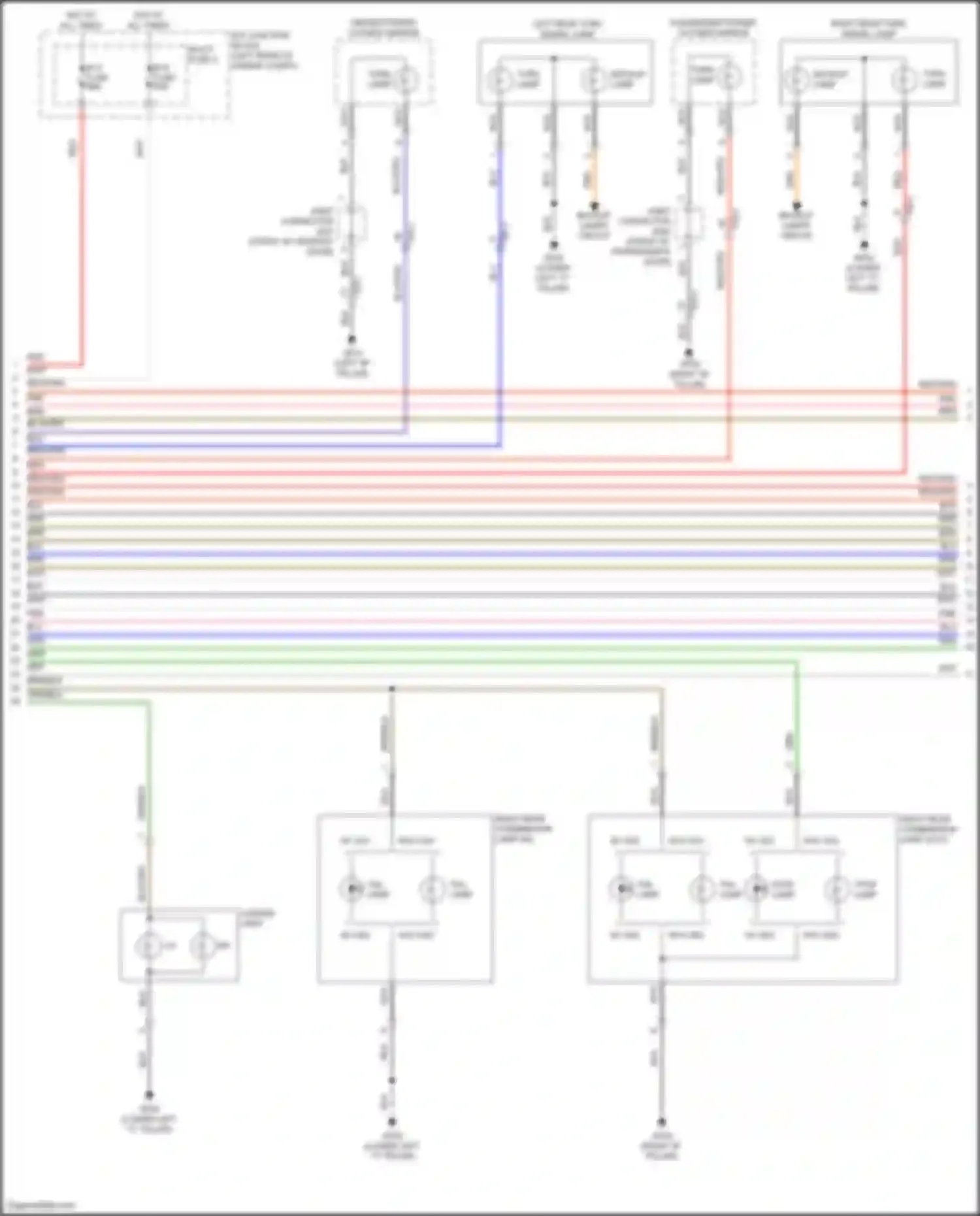 Wiring diagram b+2 fuse for Kia K3 II facelift (2021-2024) (1 of 10)